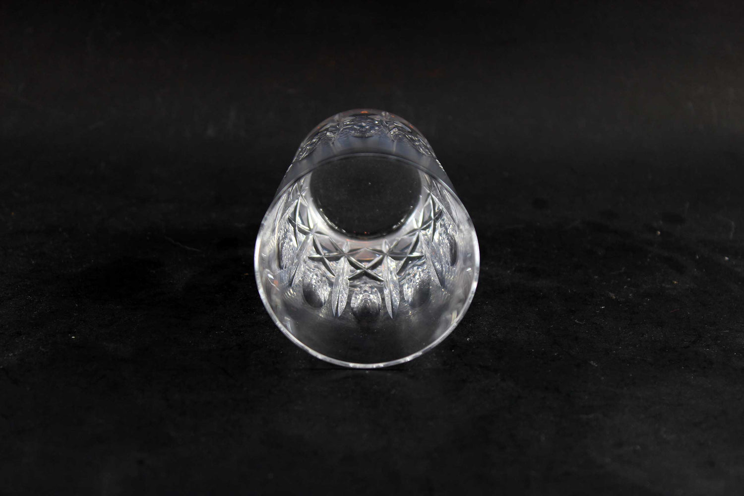 Cross and Olive Crystal, Flat Tumbler or Juice Glass