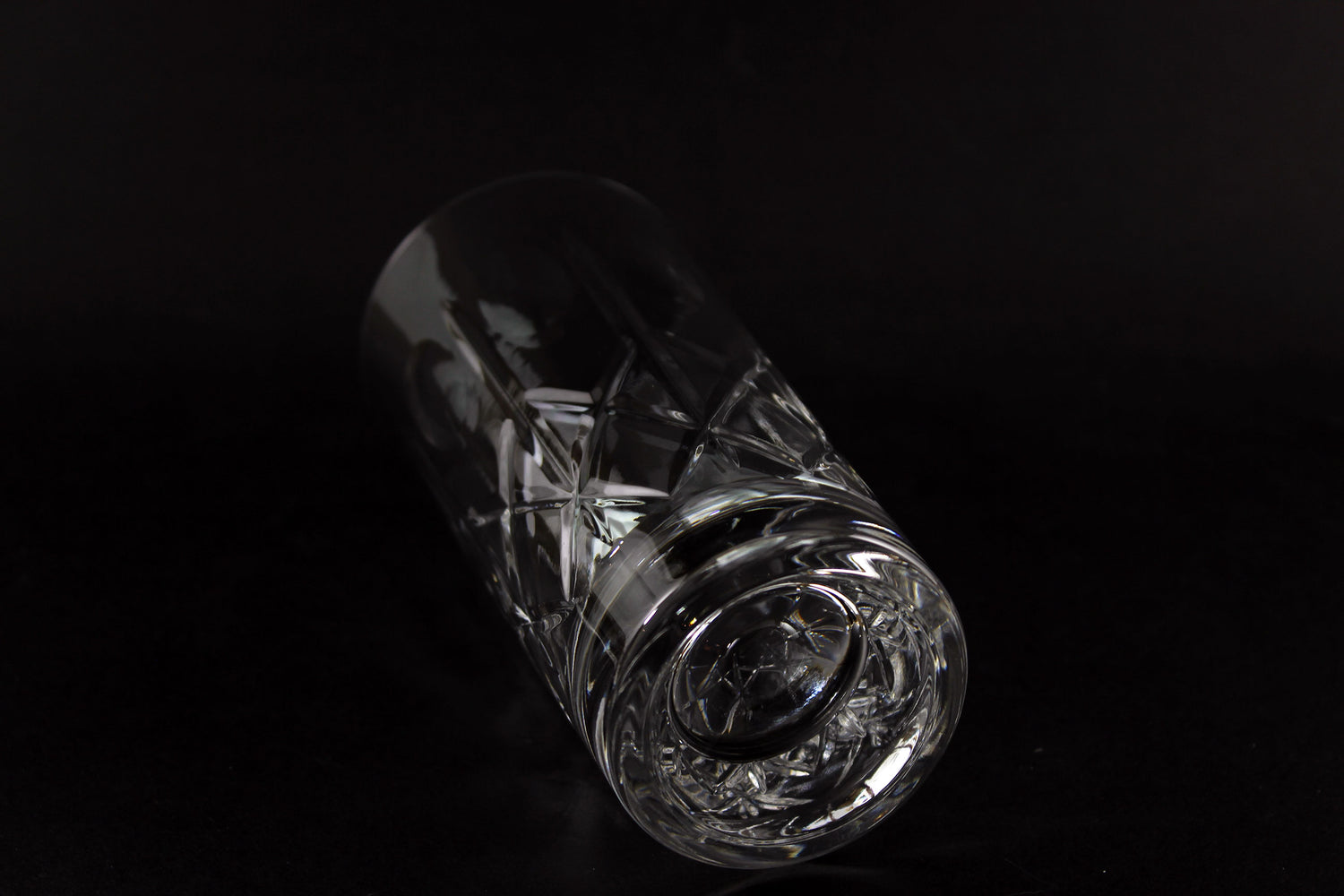 Cross and Olive Crystal, Heavy Tumblers