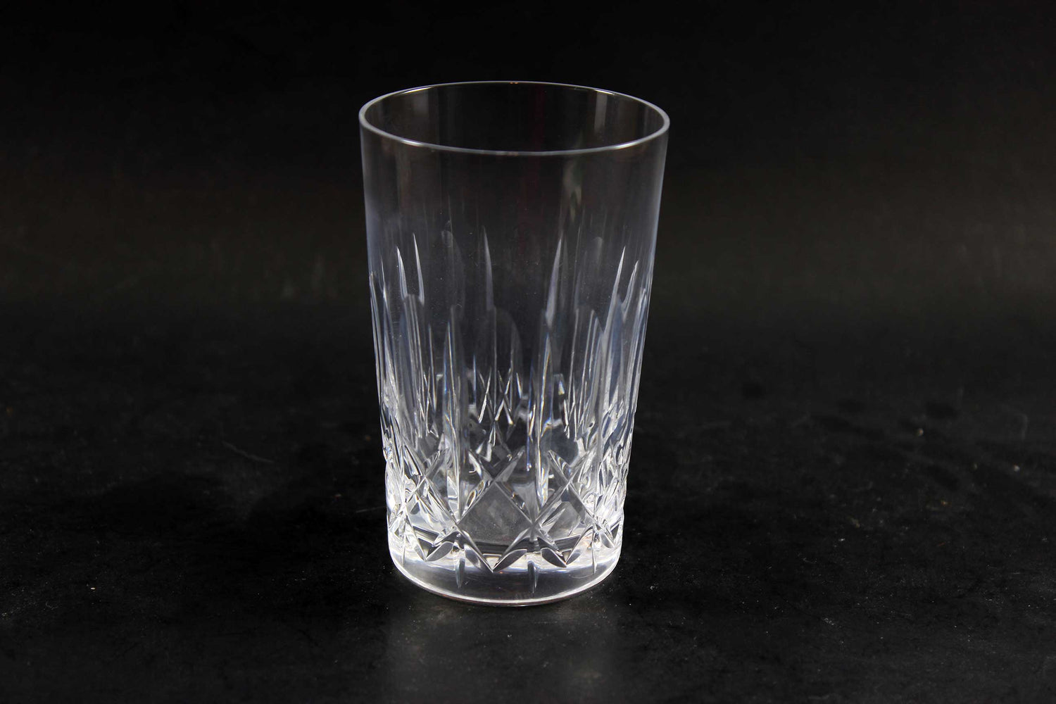 Cross and Olive Crystal, Flat Tumbler or Juice Glass