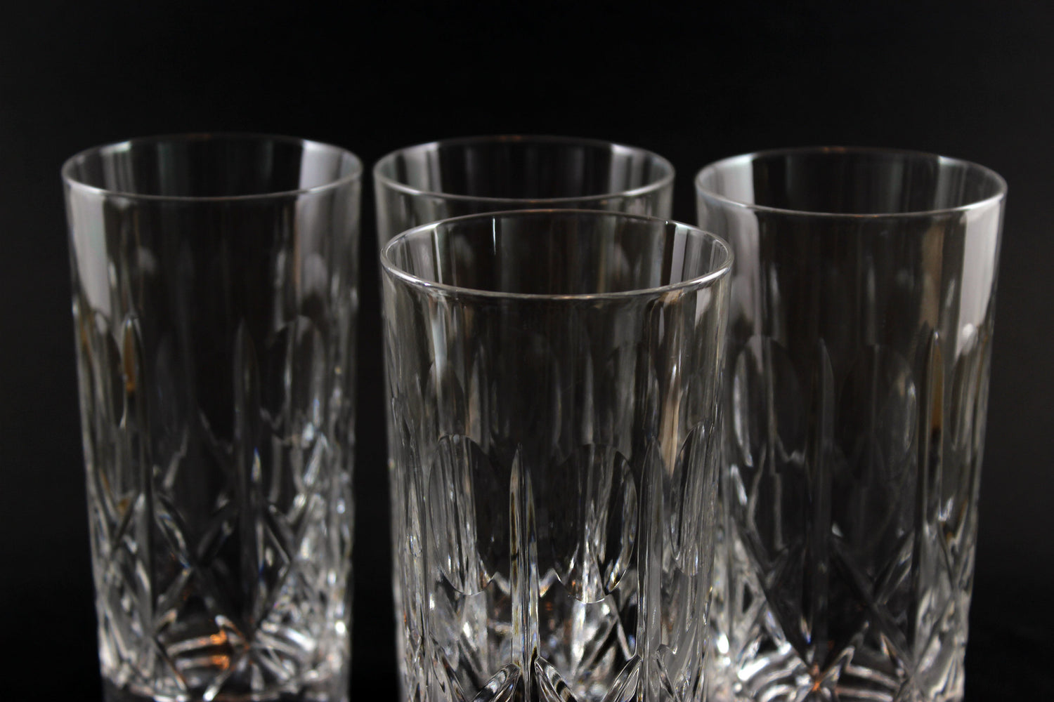 Cross and Olive Crystal, Heavy Tumblers