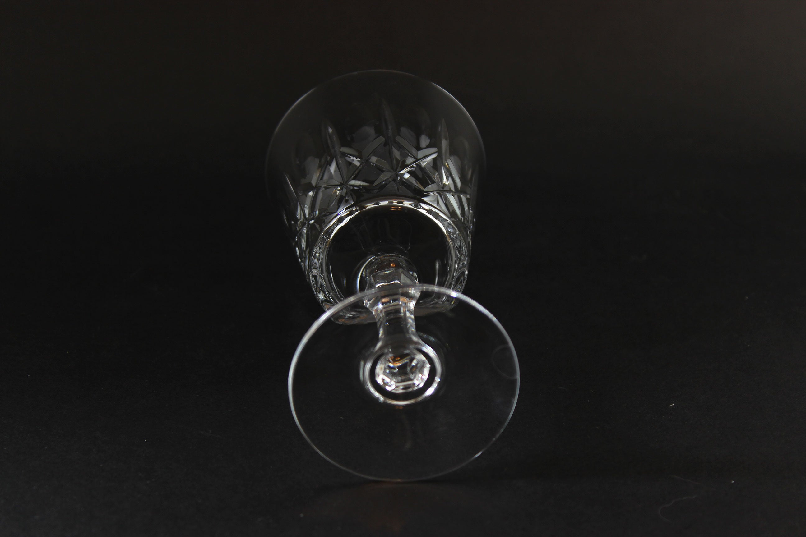 Cross and Olive Crystal, White Wine Glasses