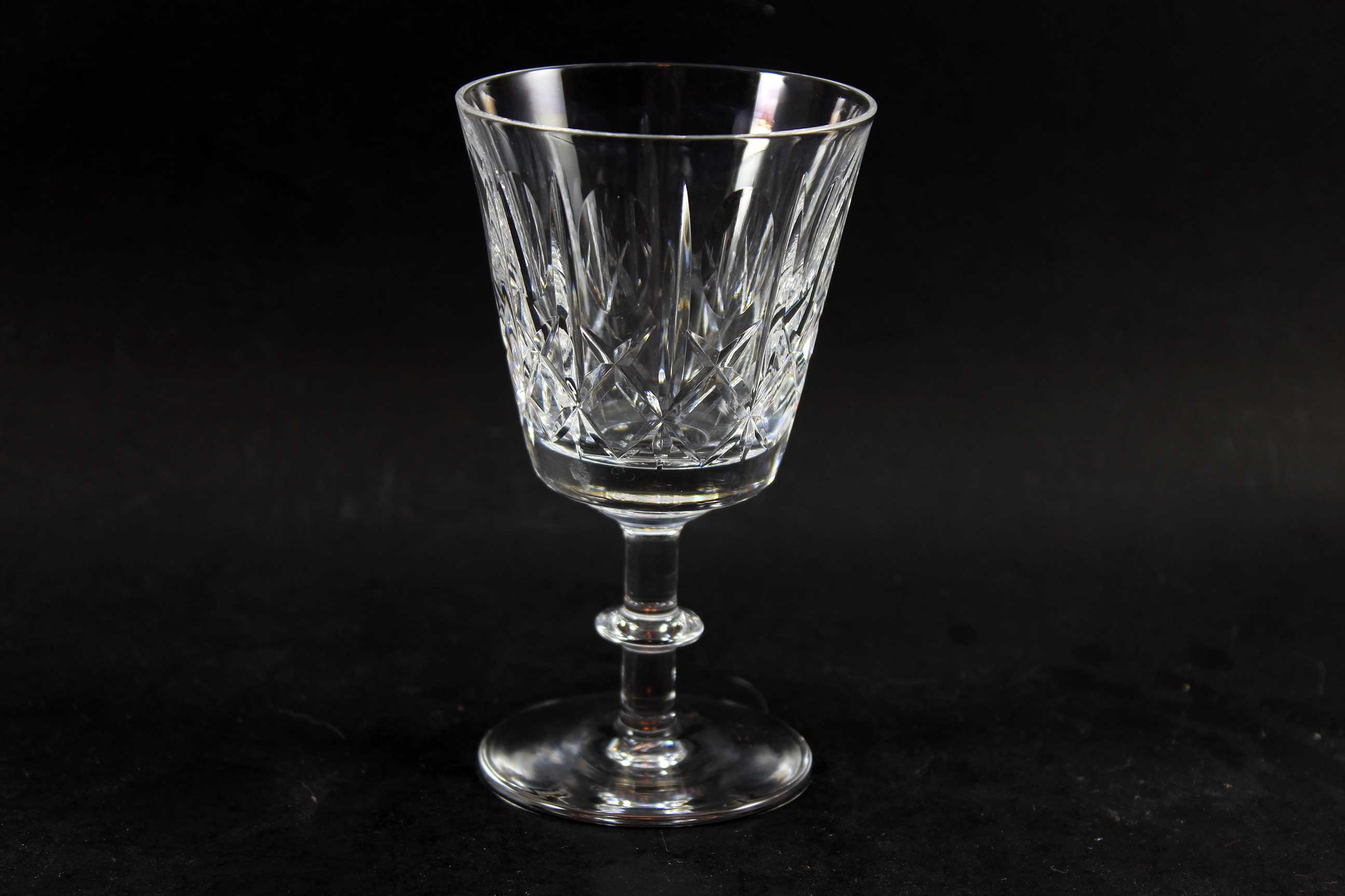 Cross and Olive Crystal,  White Wine Glasses