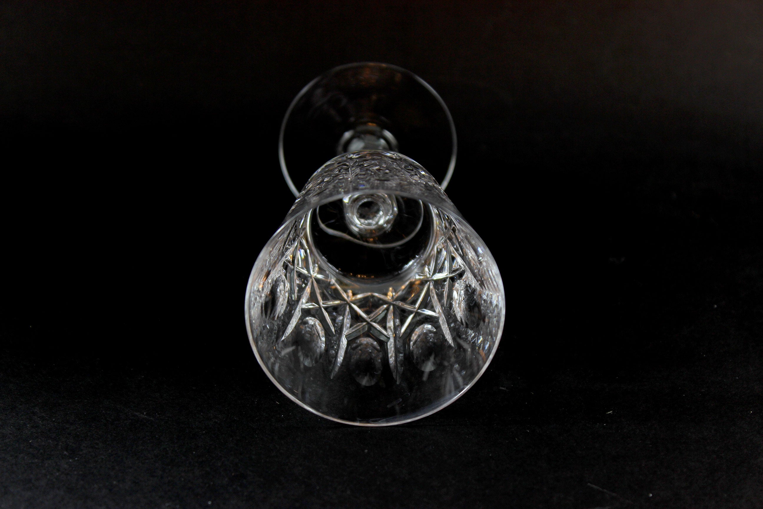 Cross and Olive Crystal, White Wine Glasses