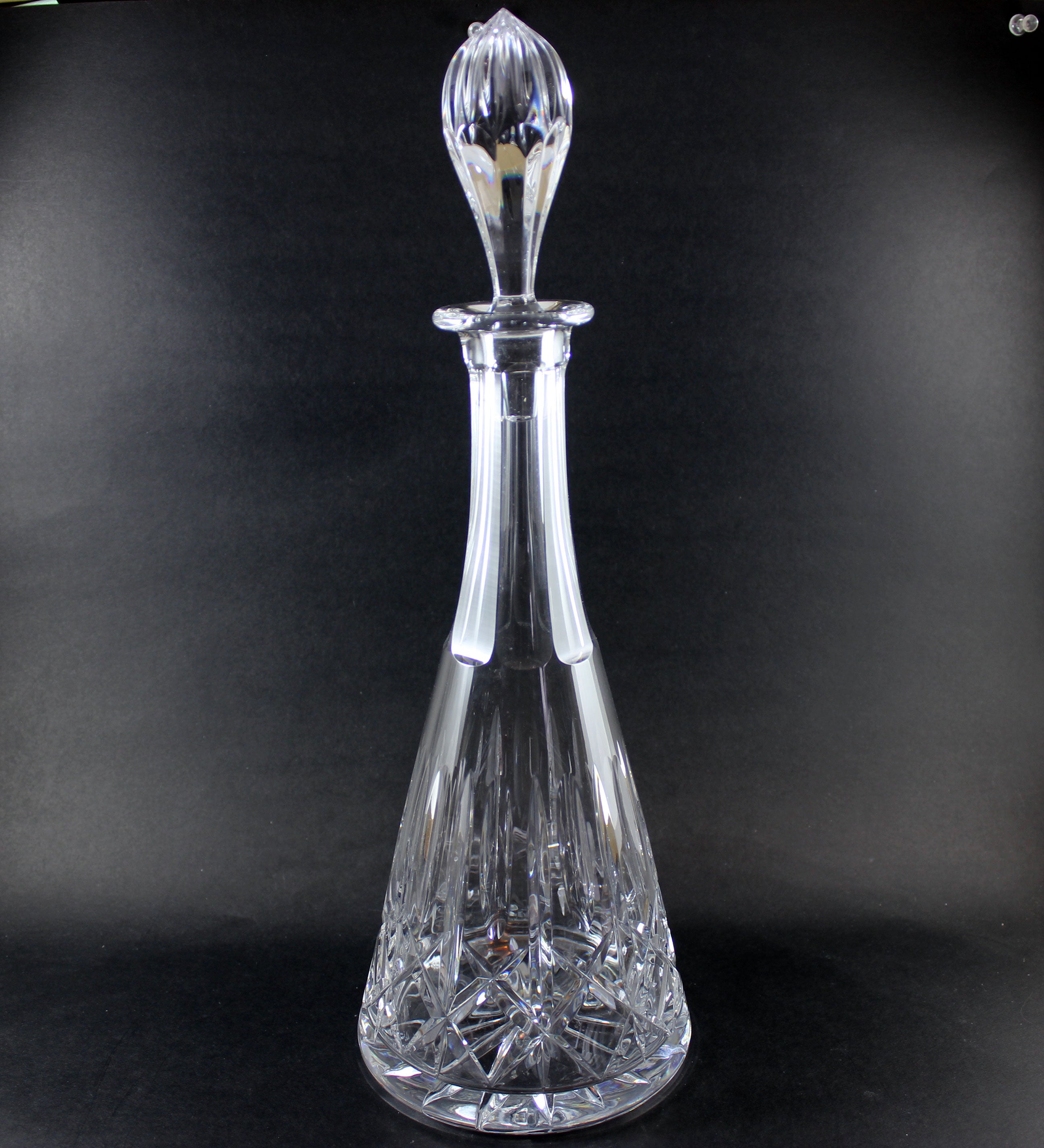 Cross and Olive Crystal Wine Decanter