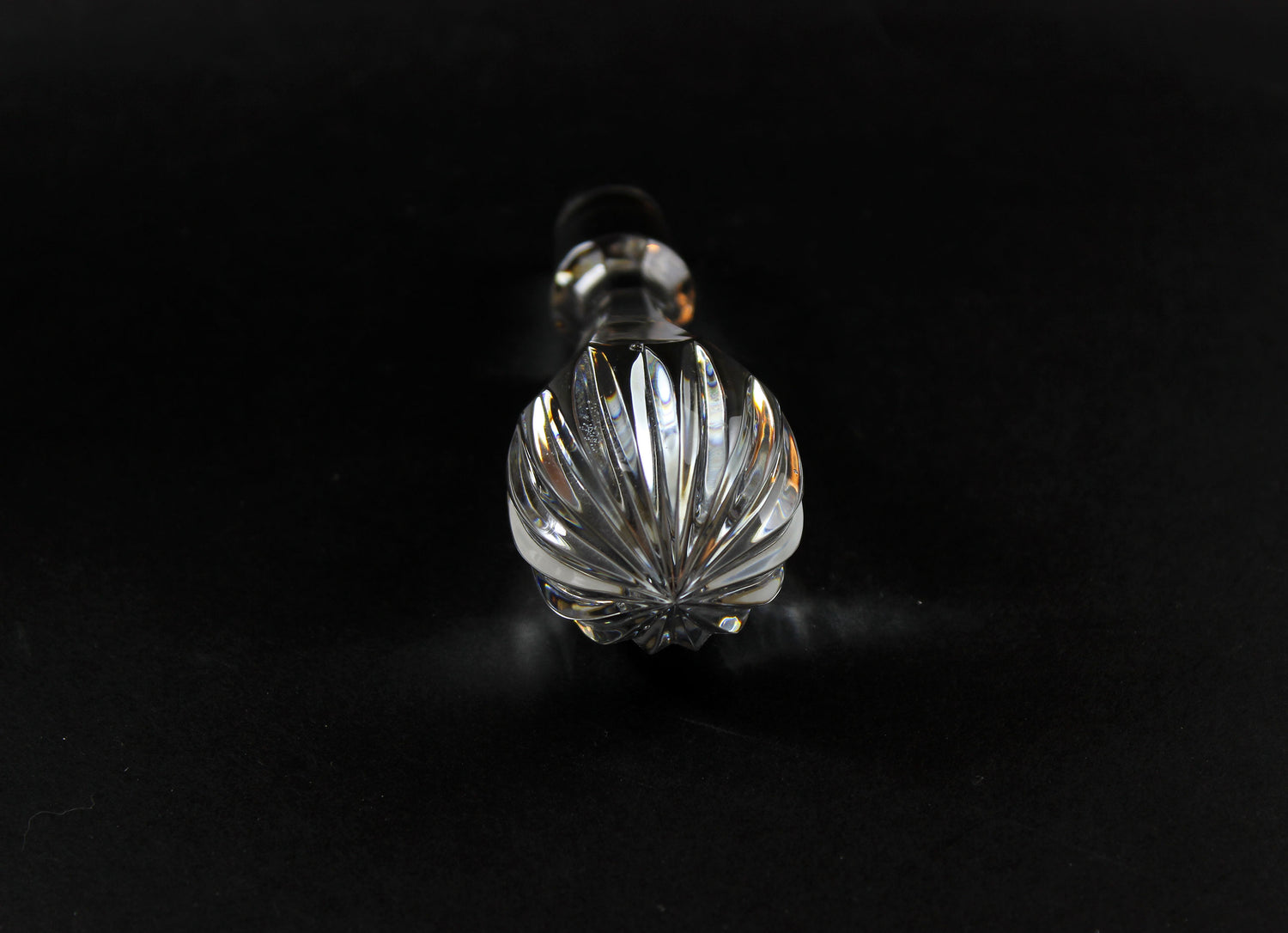 Cross and Olive Crystal Wine Decanter