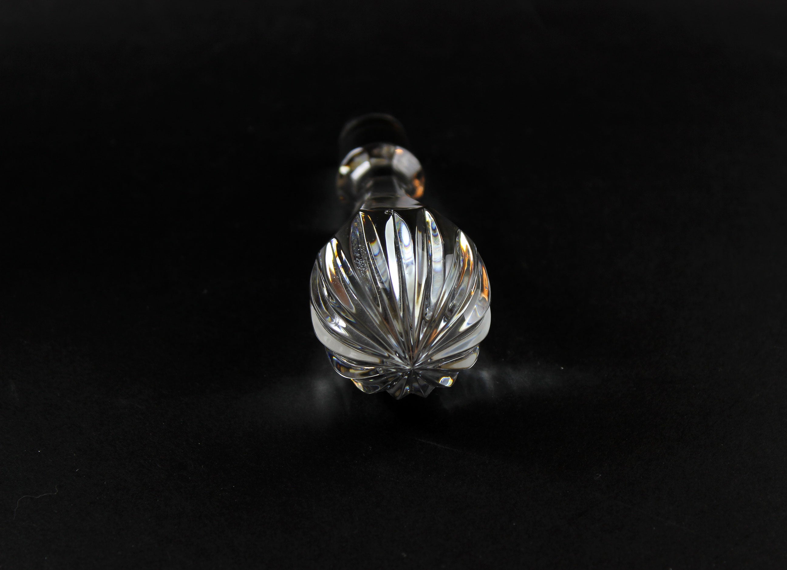 Cross and Olive Crystal Wine Decanter