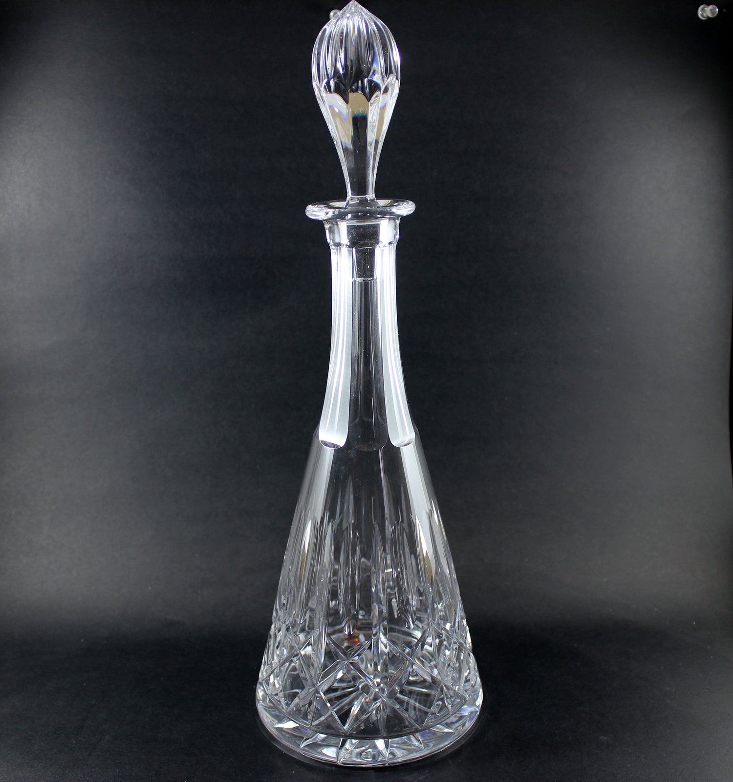 Cross and Olive Crystal Wine Decanter