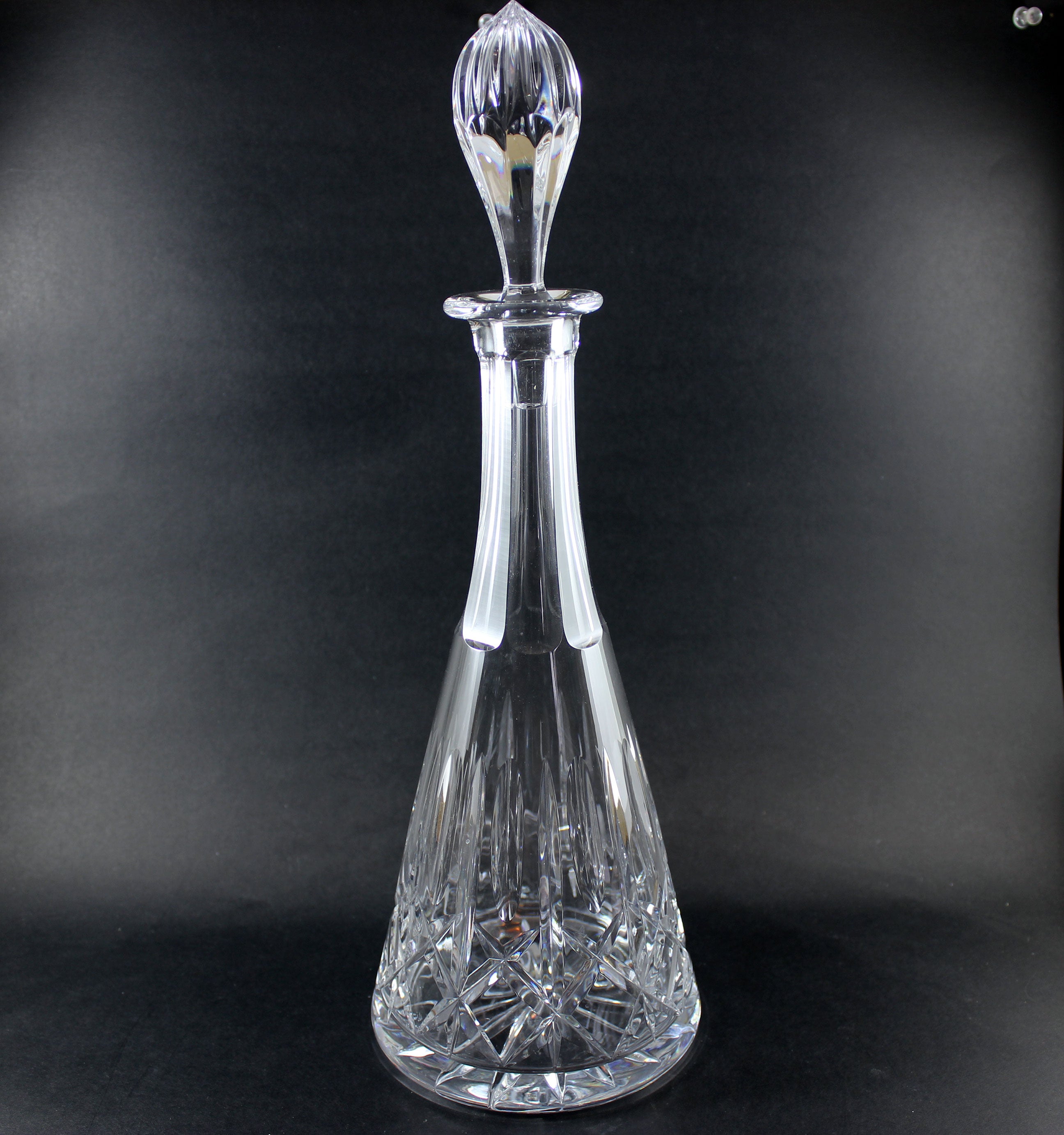 Cross and Olive Crystal Wine Decanter