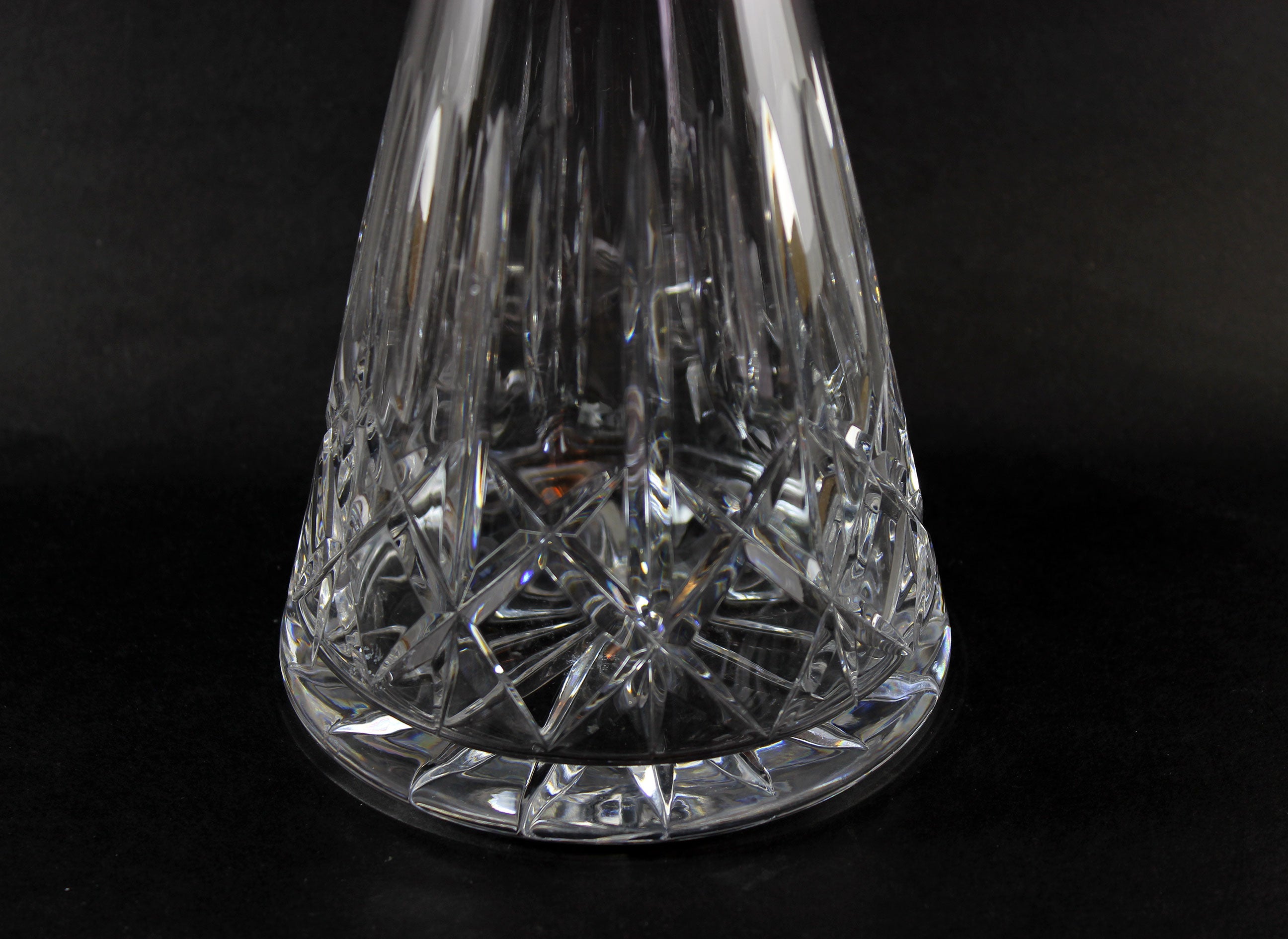 Cross and Olive Crystal Wine Decanter