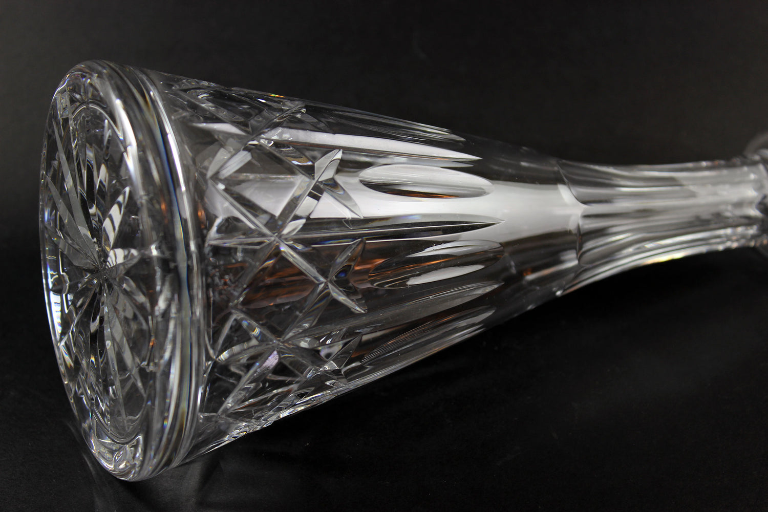 Cross and Olive Crystal Wine Decanter