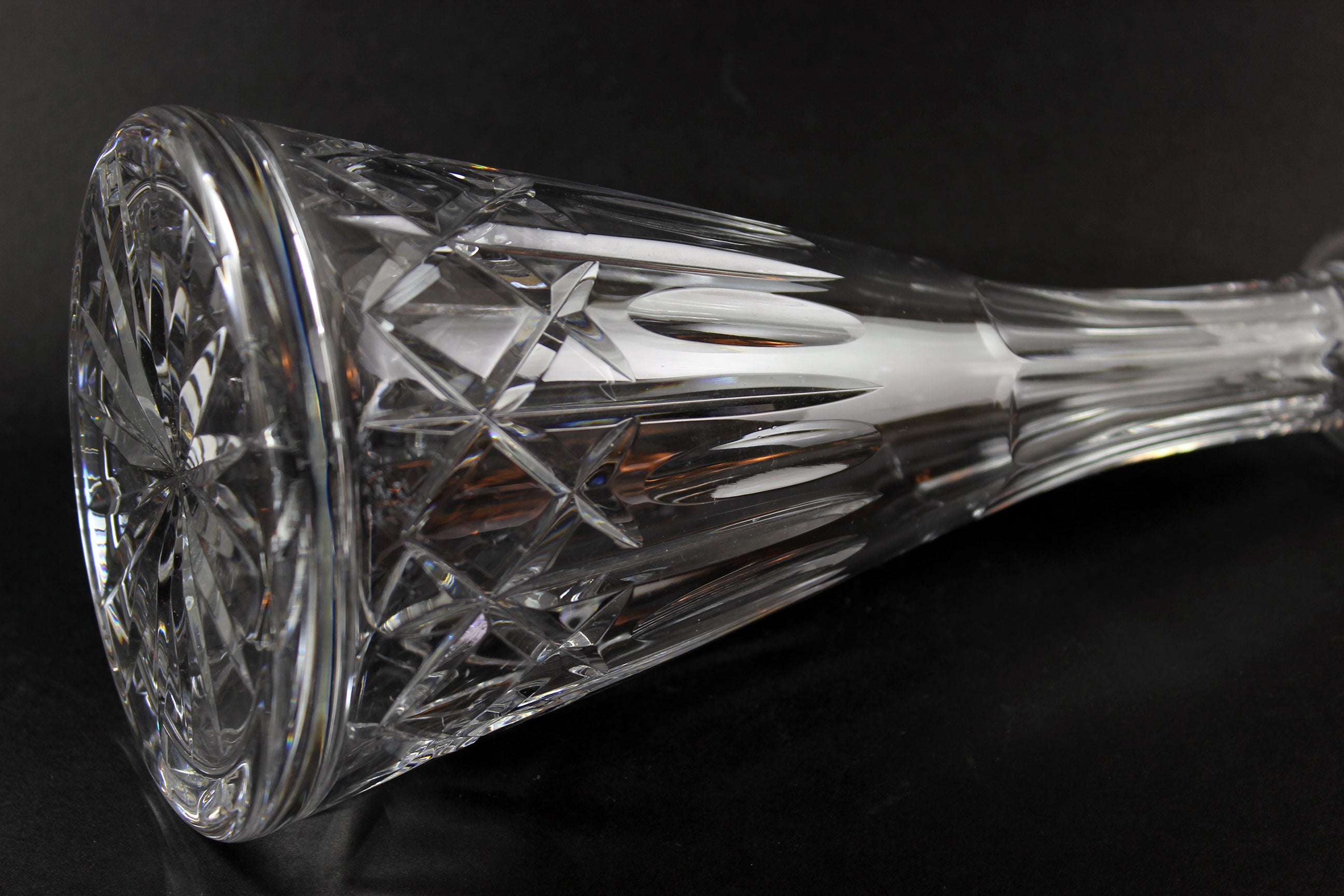 Cross and Olive Crystal Wine Decanter