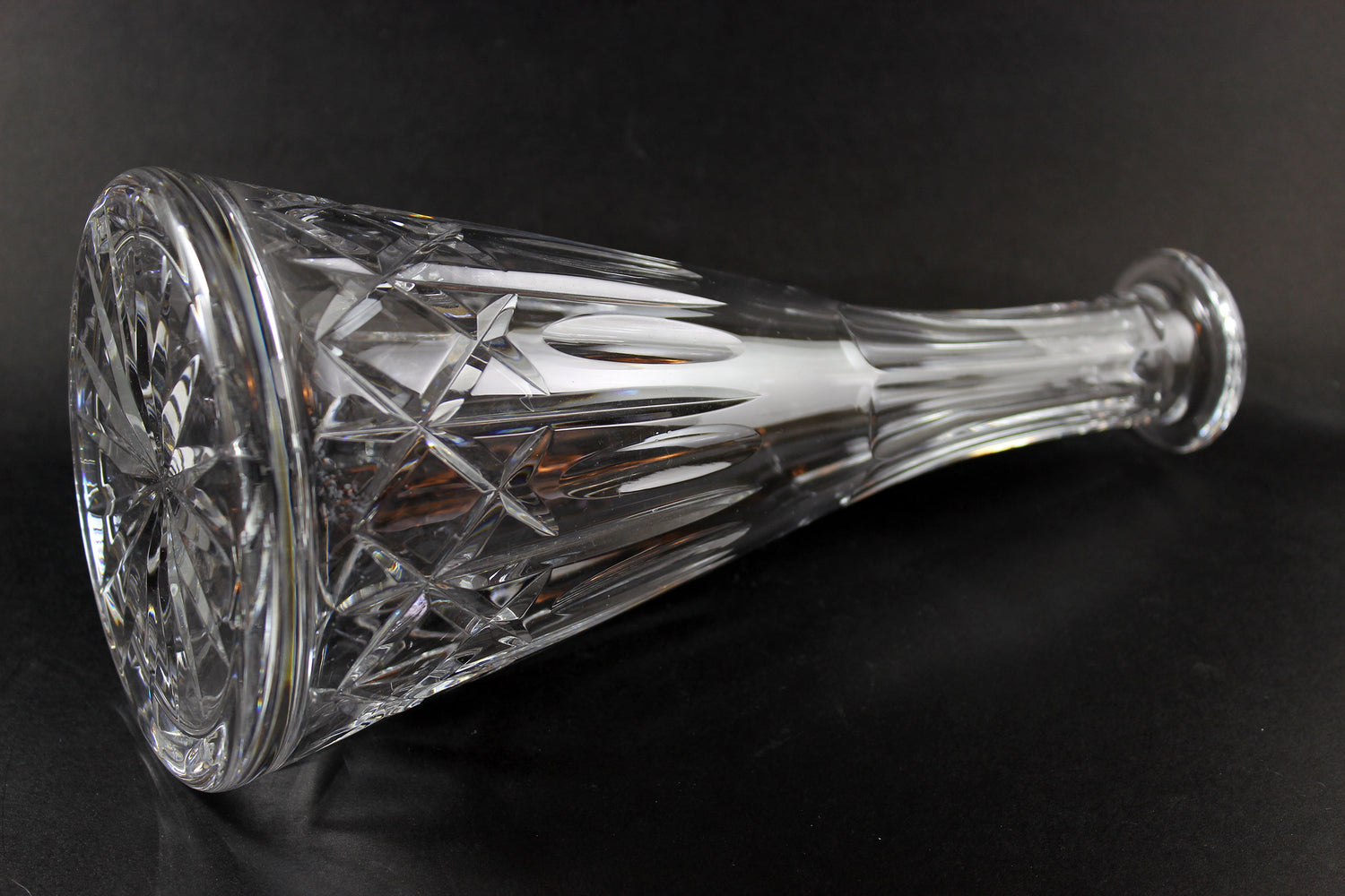 Cross and Olive Crystal Wine Decanter
