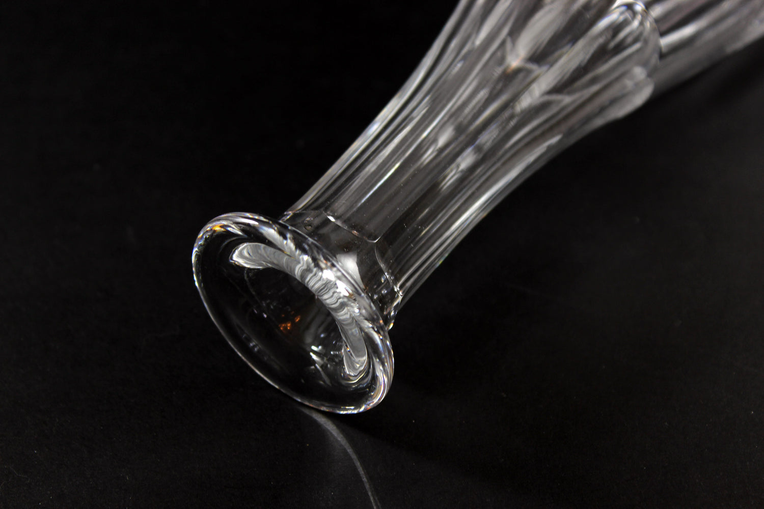 Cross and Olive Crystal Wine Decanter