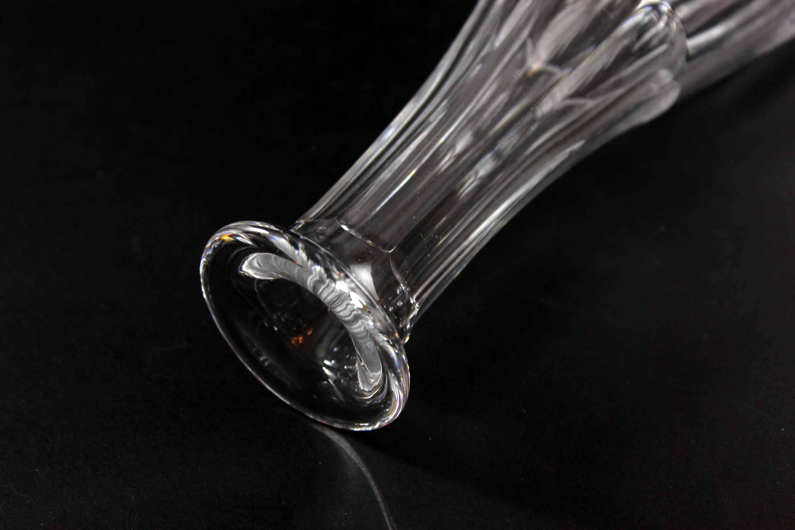 Cross and Olive Crystal Wine Decanter