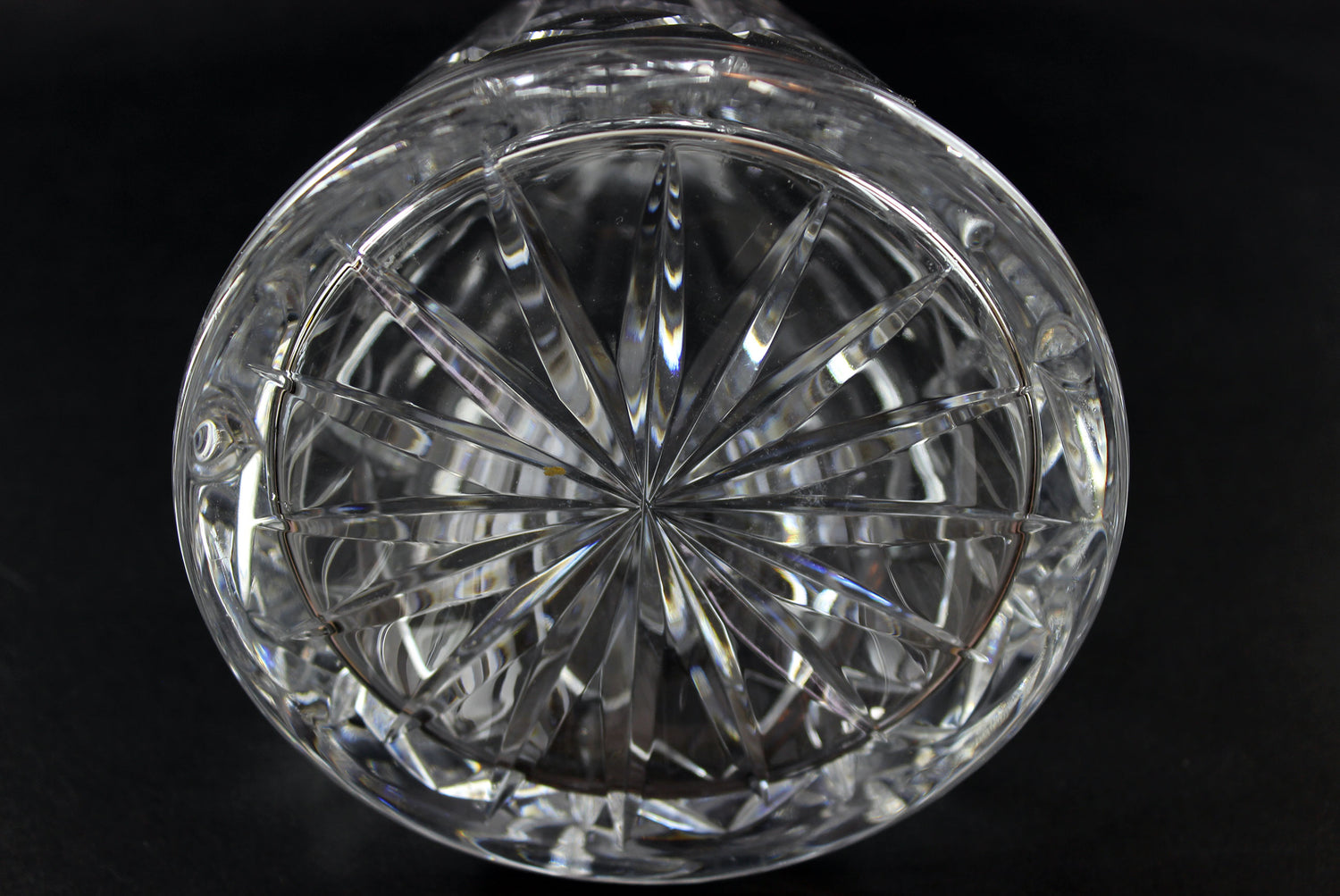 Cross and Olive Crystal Wine Decanter