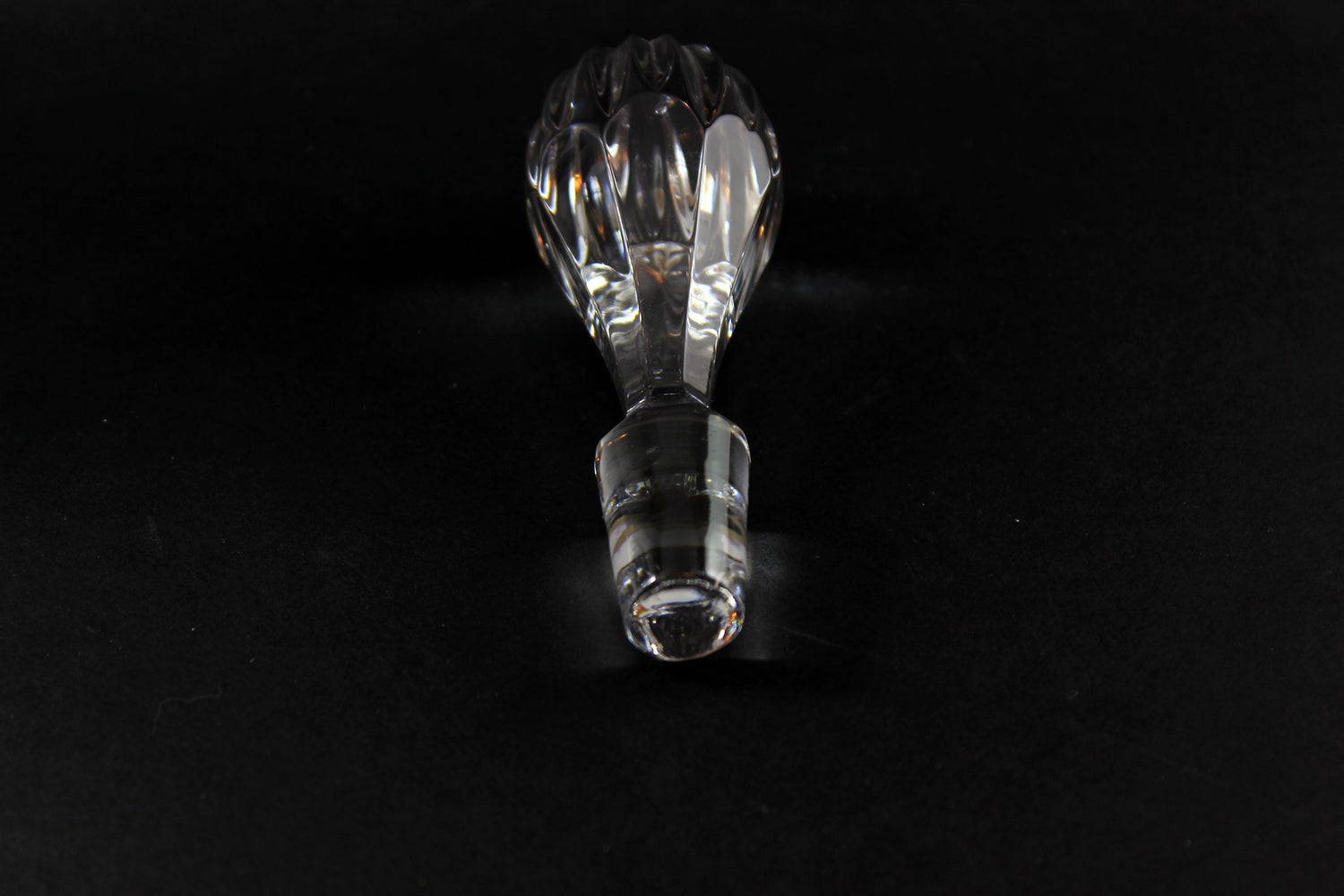 Cross and Olive Crystal Wine Decanter