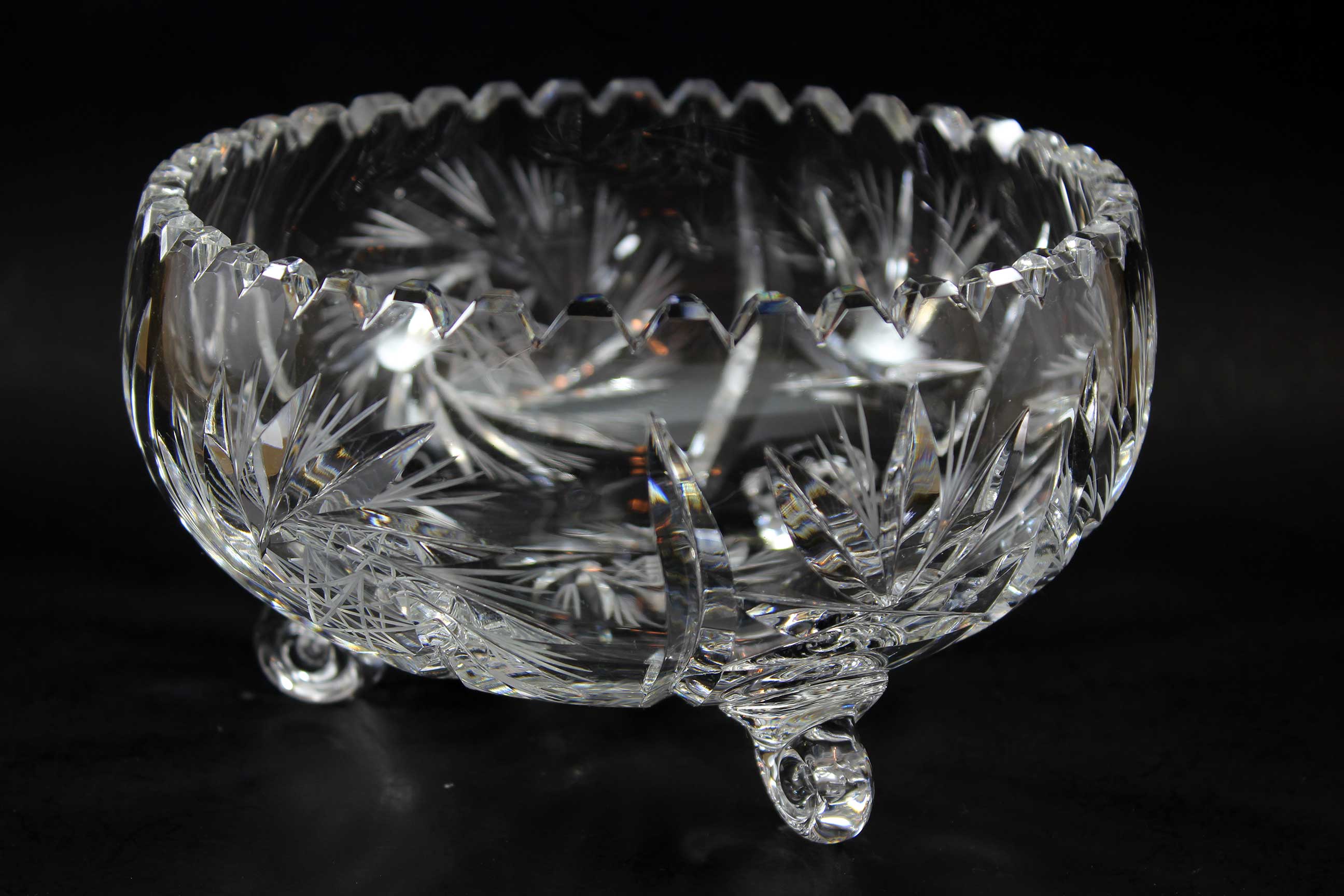 Bohemia Crystal, Footed Bowl