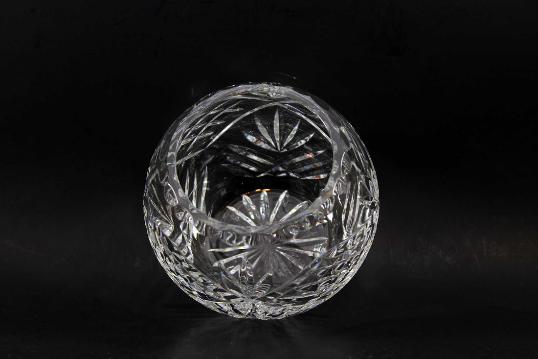 Cut Crystal Rose Bowl