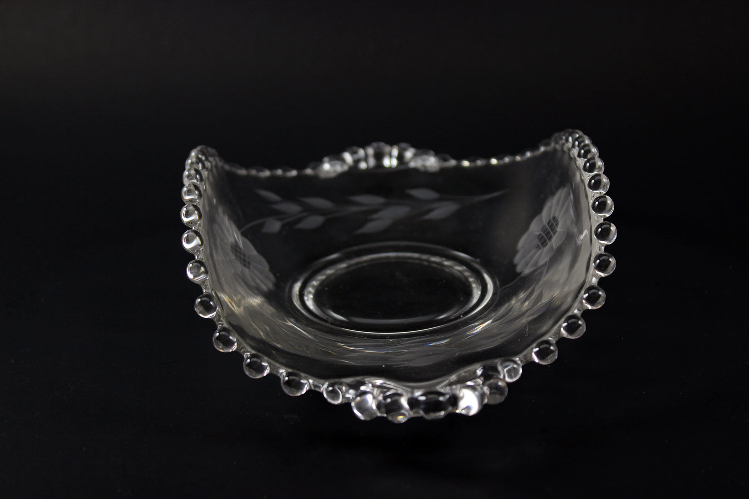 Hughes Cornflower Candlewick Dish