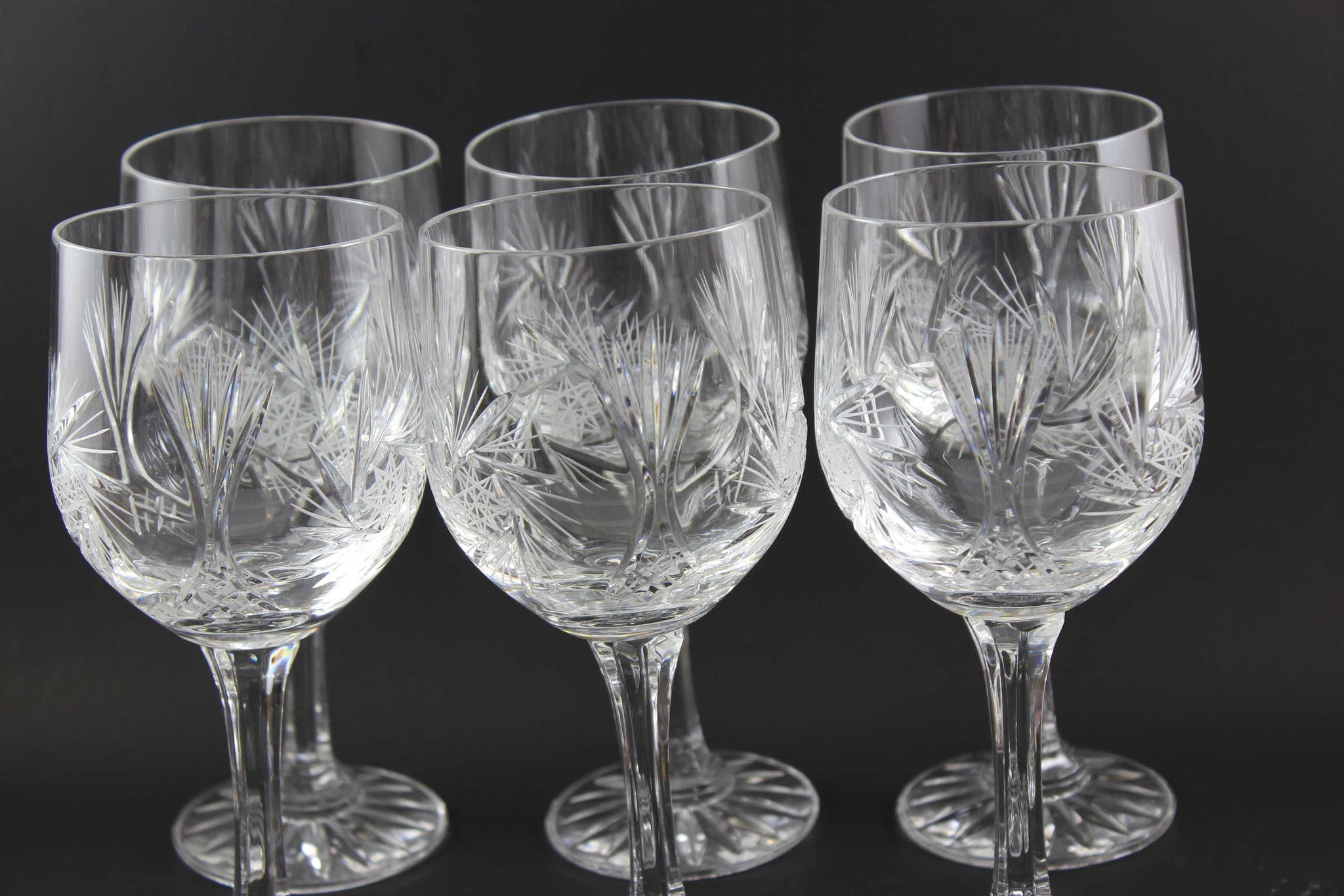 Bohemia Crystal Vintage Wine Glasses (7)