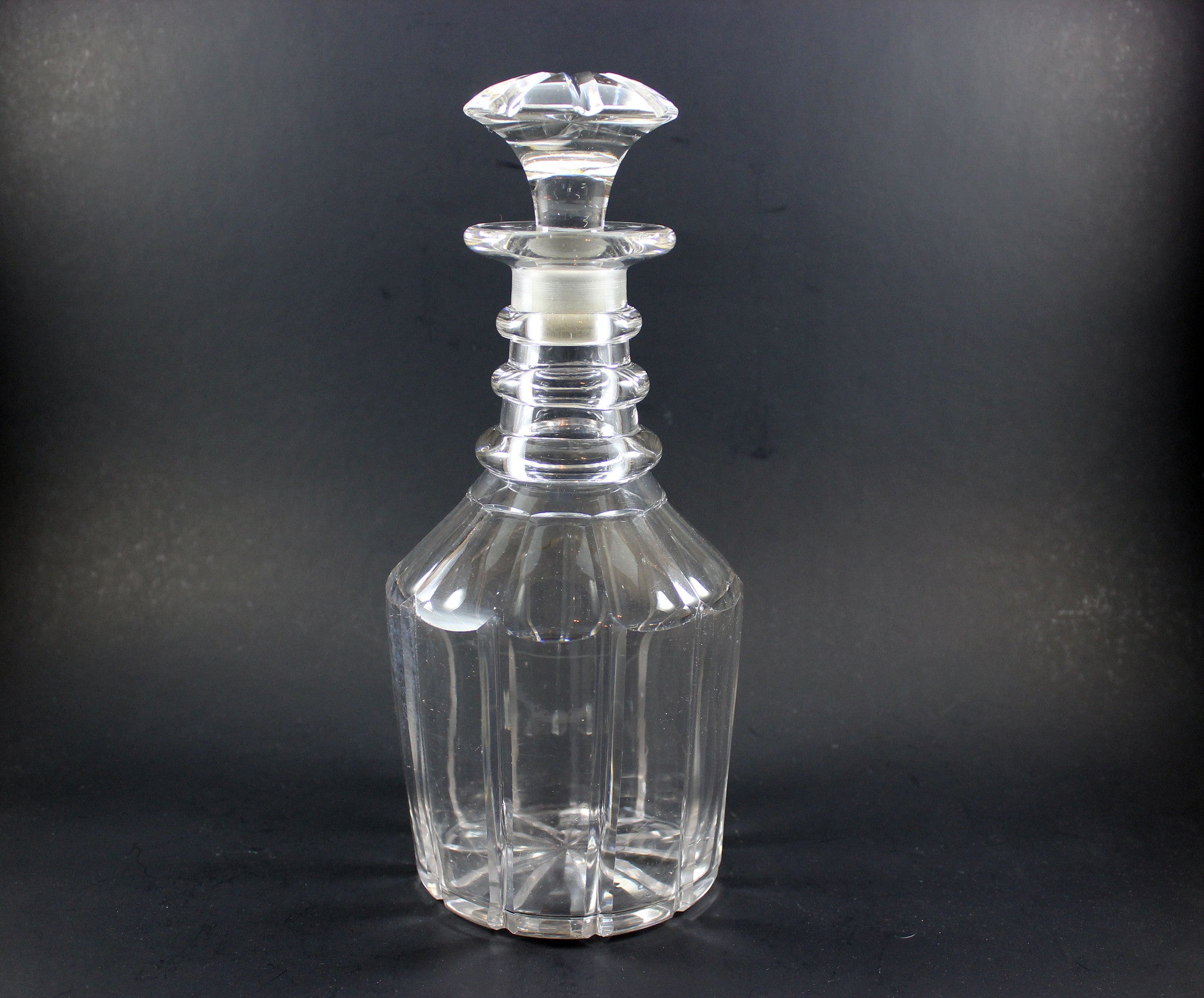 Antique Decanters, Sterling Labels