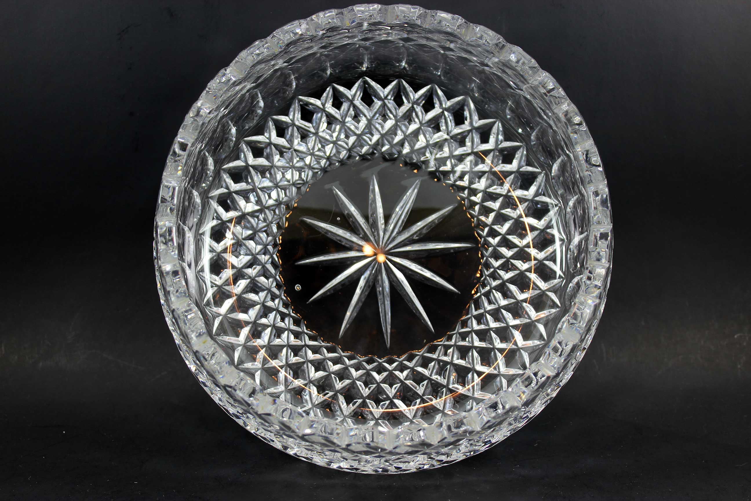 Diamond Cut Crystal Bowl 1