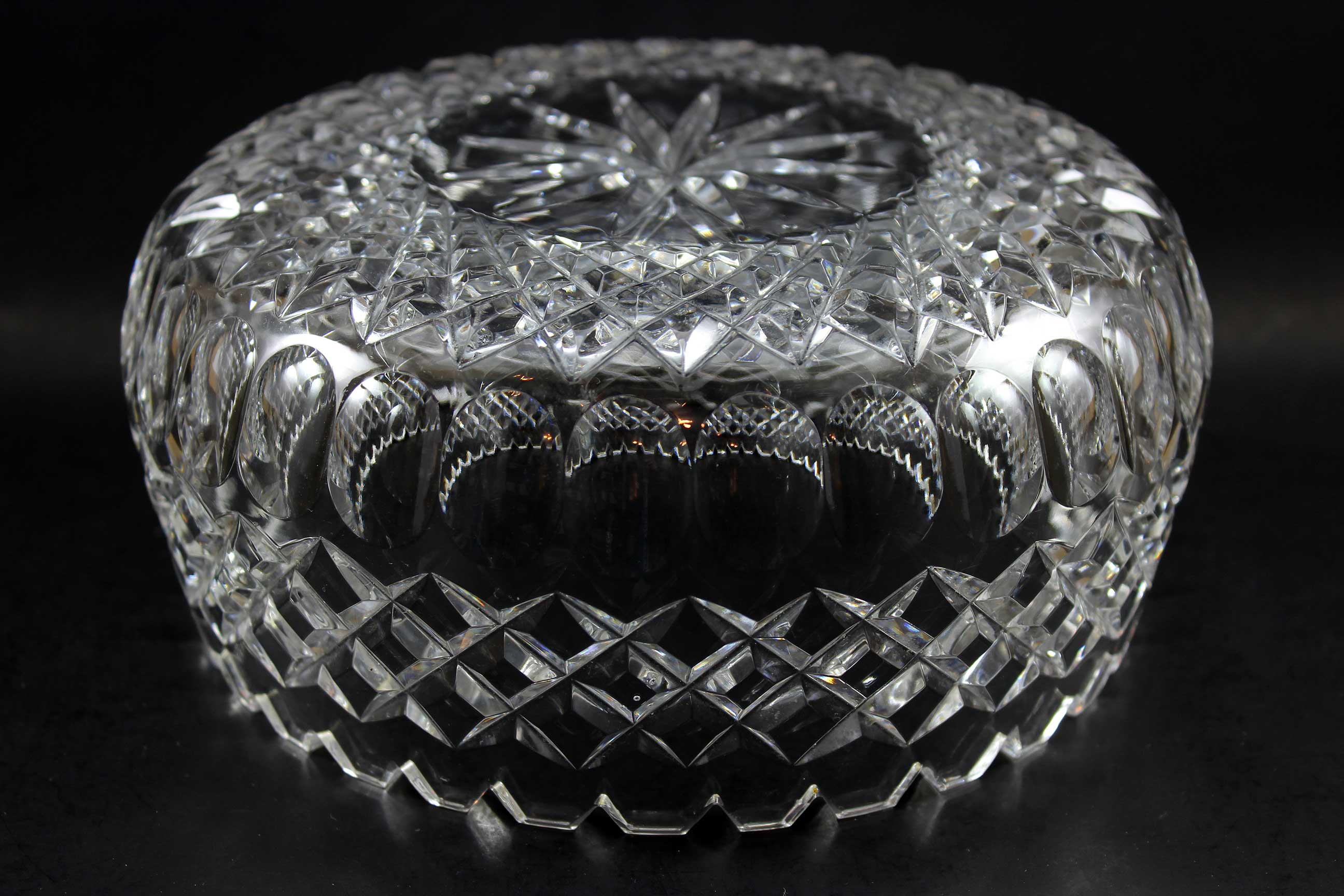 Diamond Cut Crystal Bowl 1
