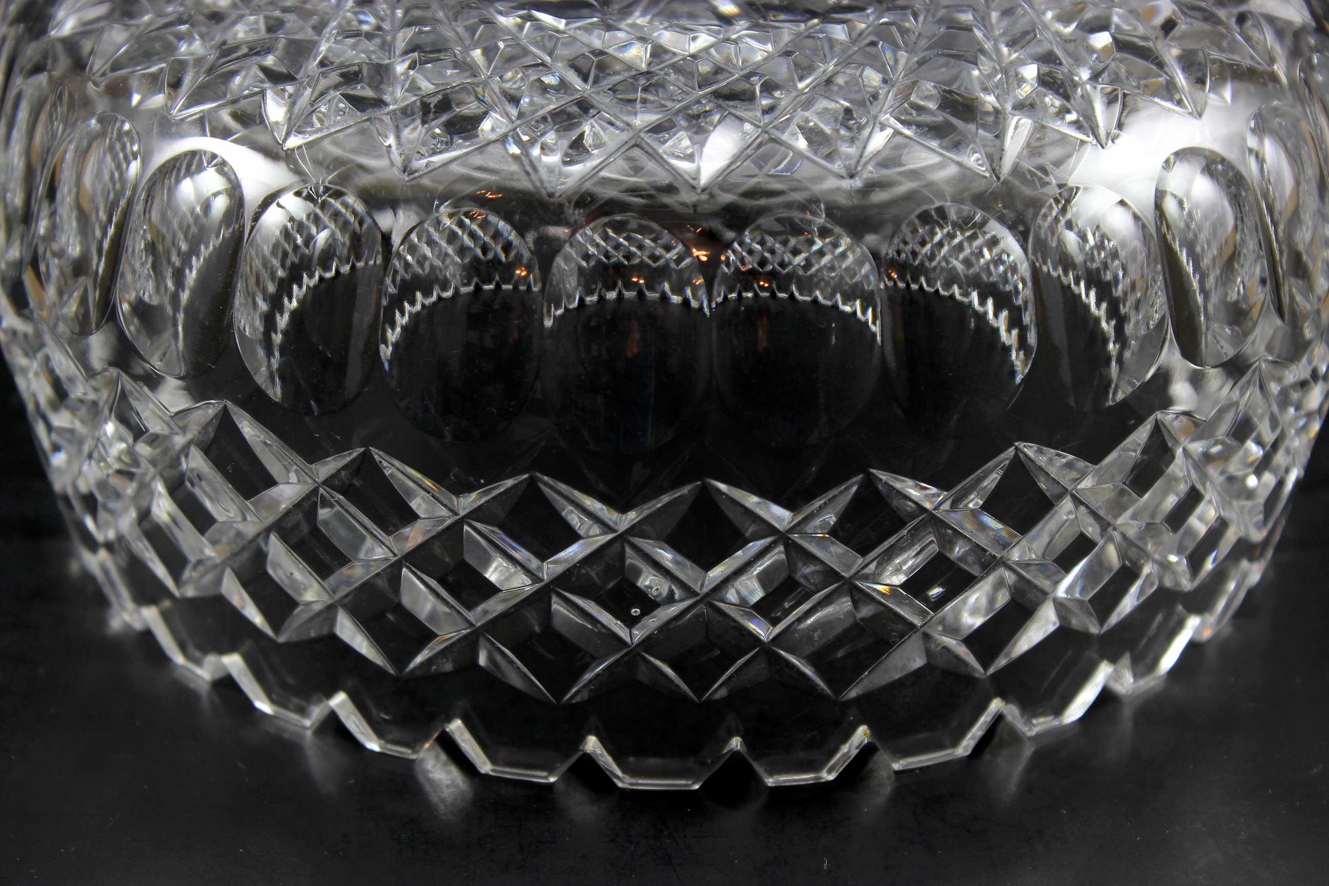 Diamond Cut Crystal Bowl 1