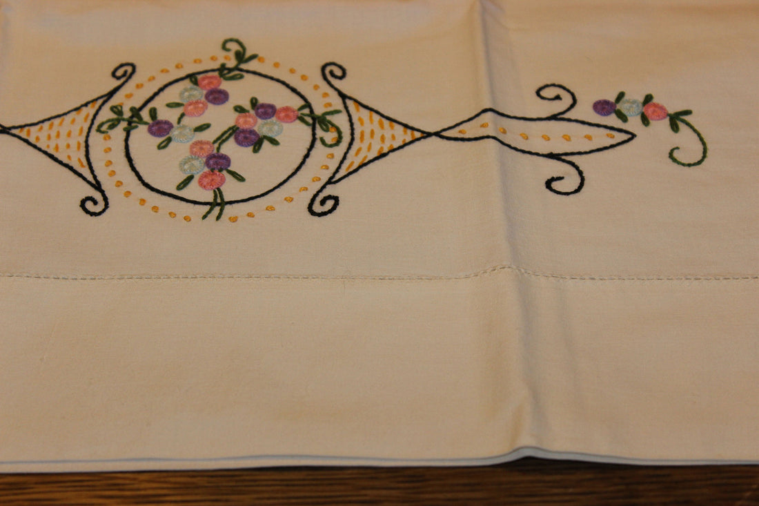Hand Embroidered Pillowcases