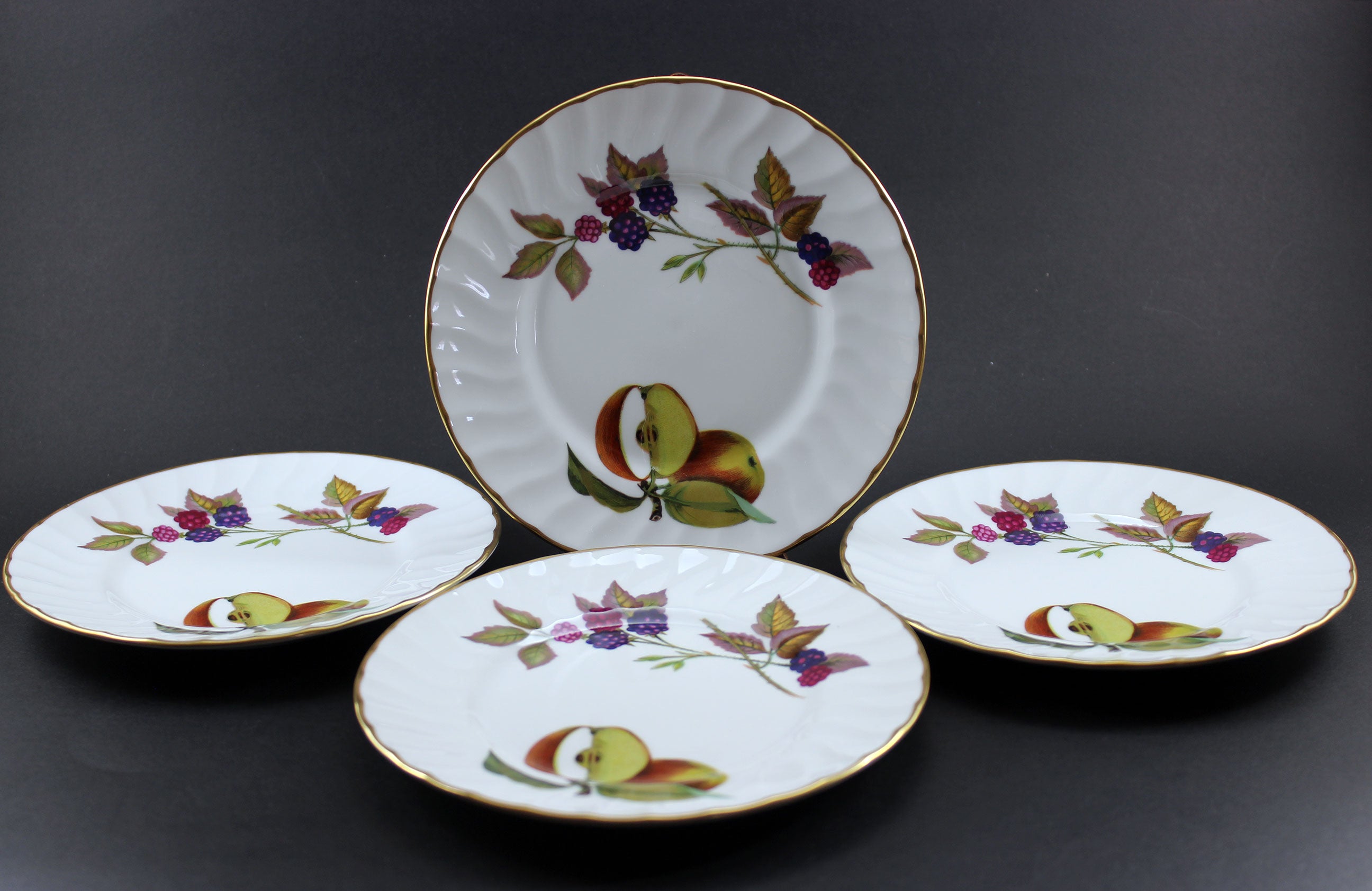 Evesham Gold Bread and Butter Plates