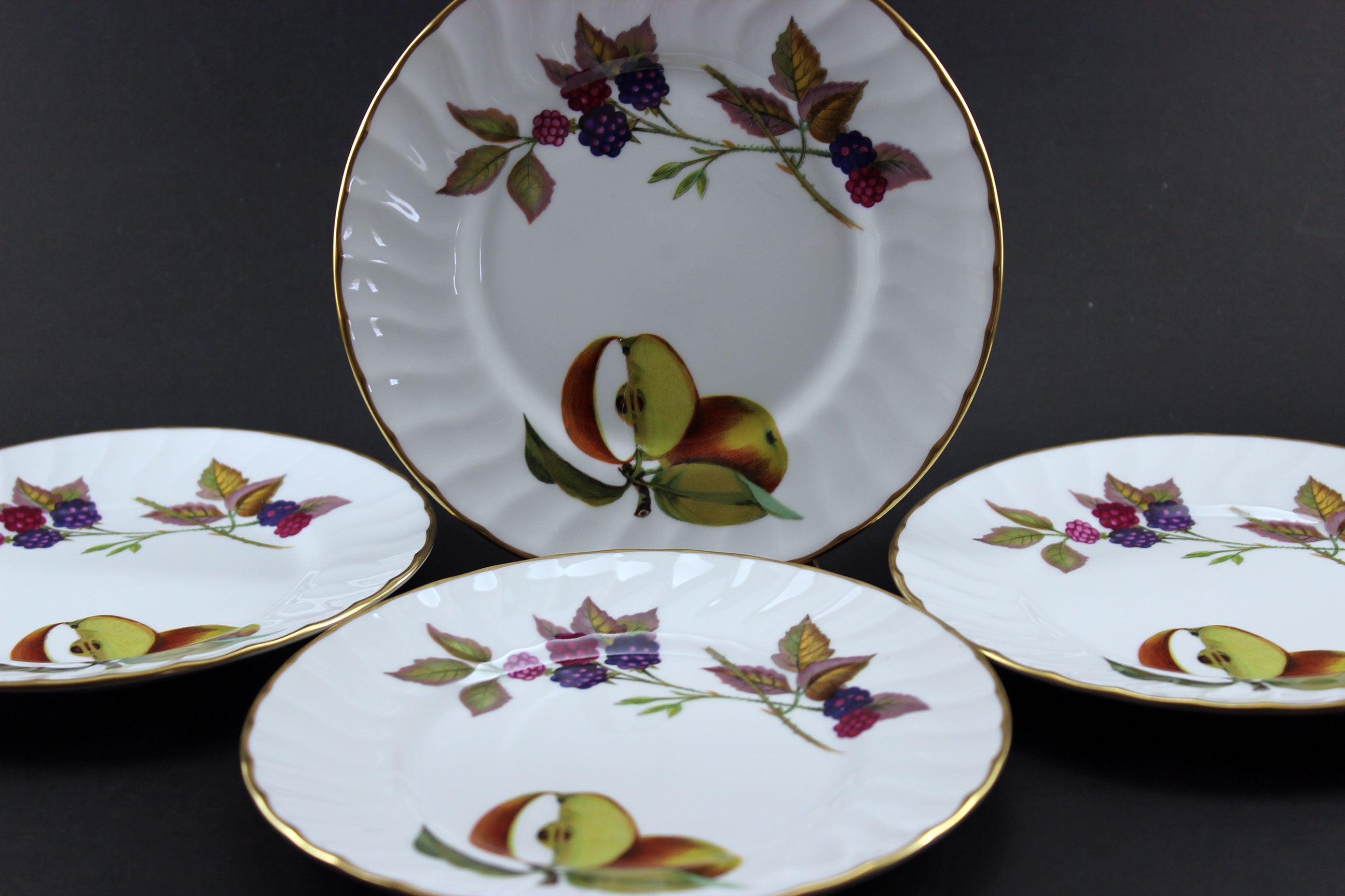 Evesham Gold Bread and Butter Plates
