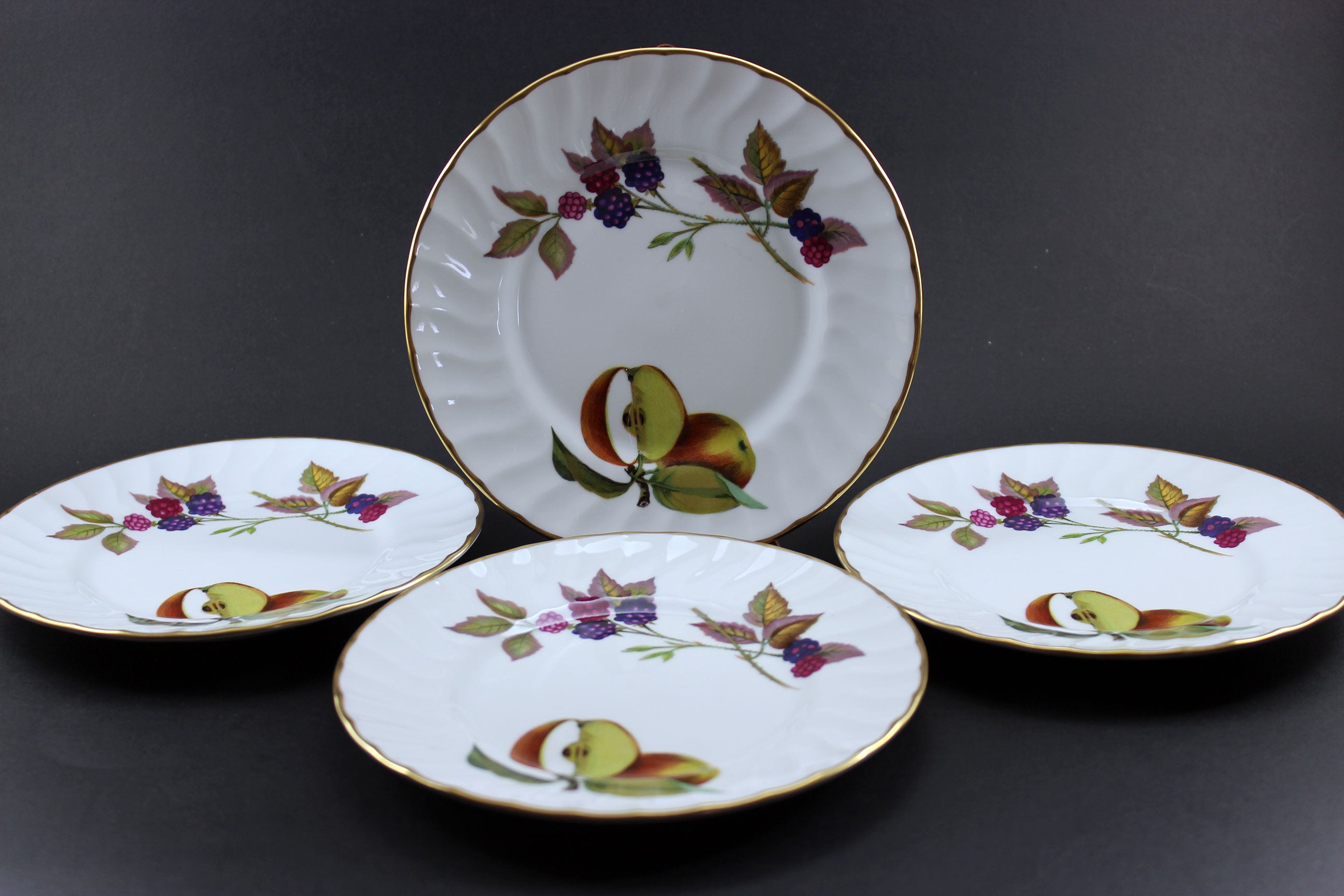 Evesham Gold Bread and Butter Plates