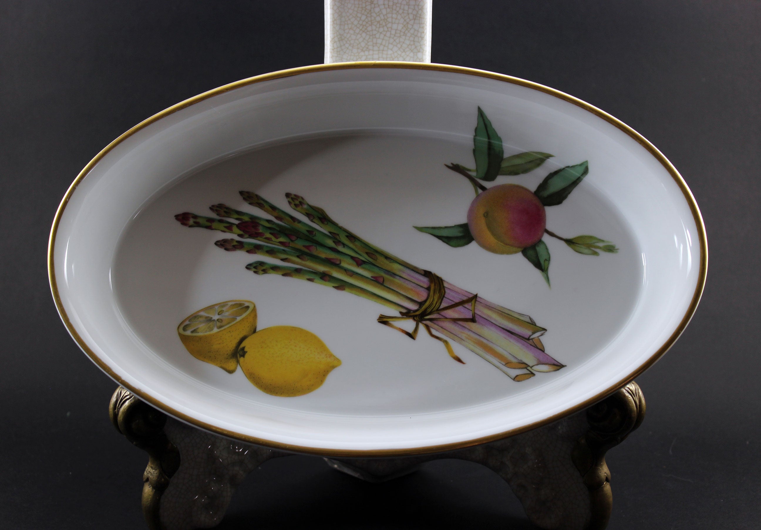 Evesham Gold, Royal Worcester, Large Oval Casserole Dish