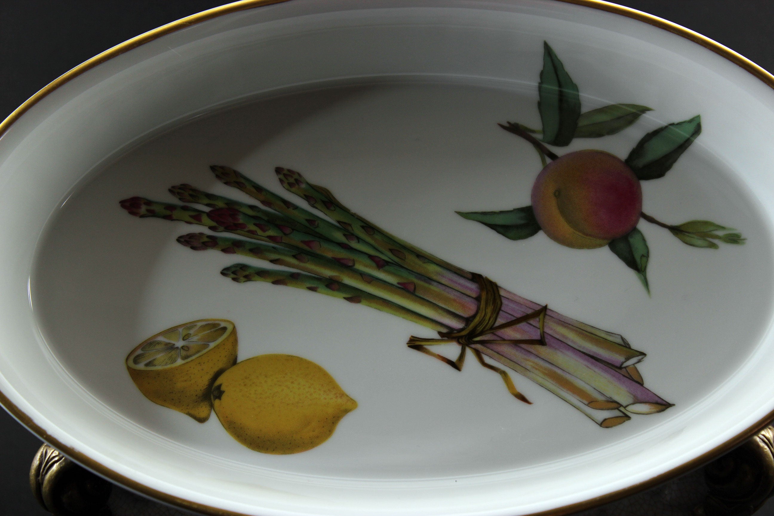 Evesham Gold, Royal Worcester, Large Oval Casserole Dish