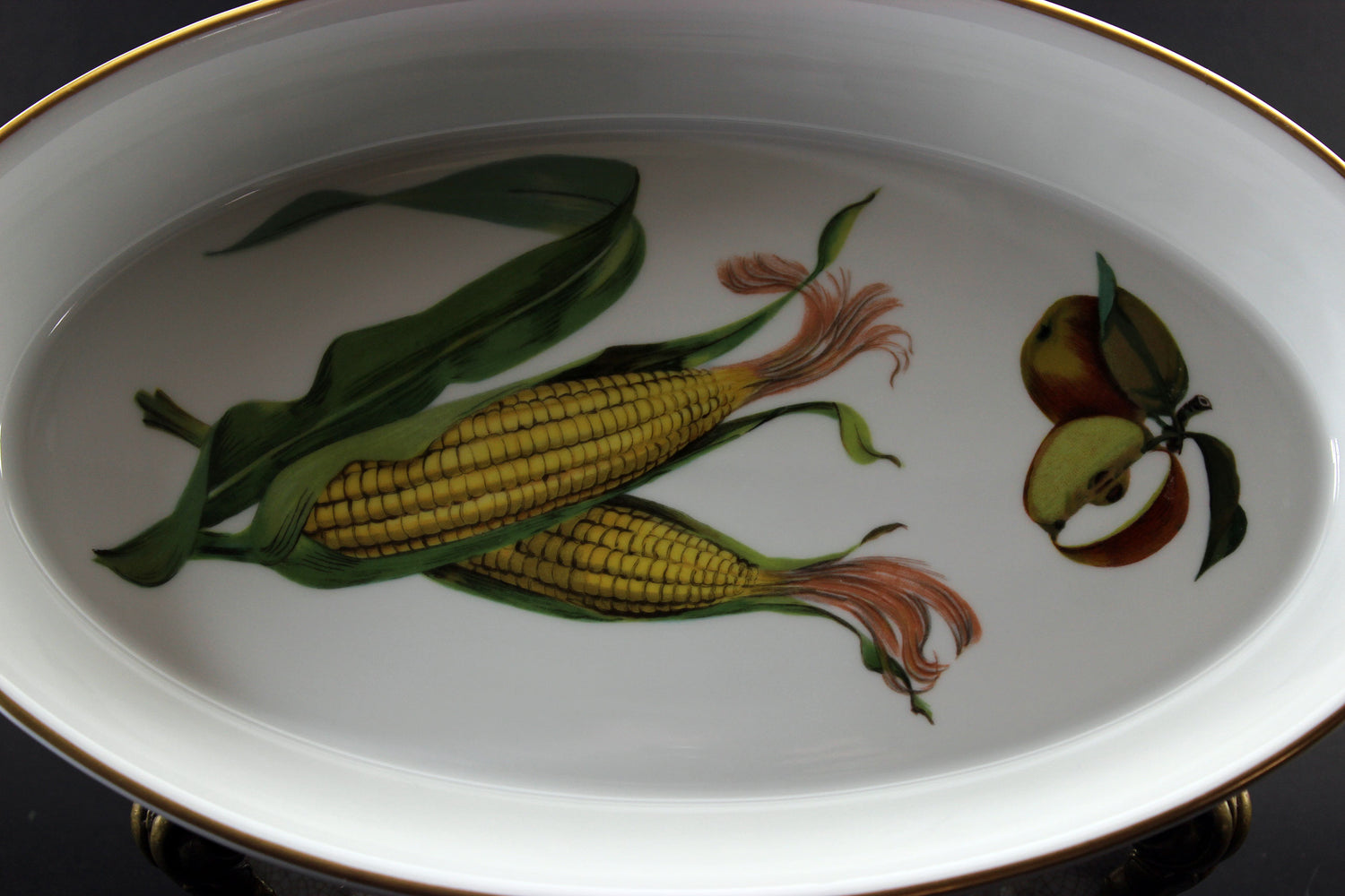 Evesham Gold, Royal Worcester, Oval Casserole Dish