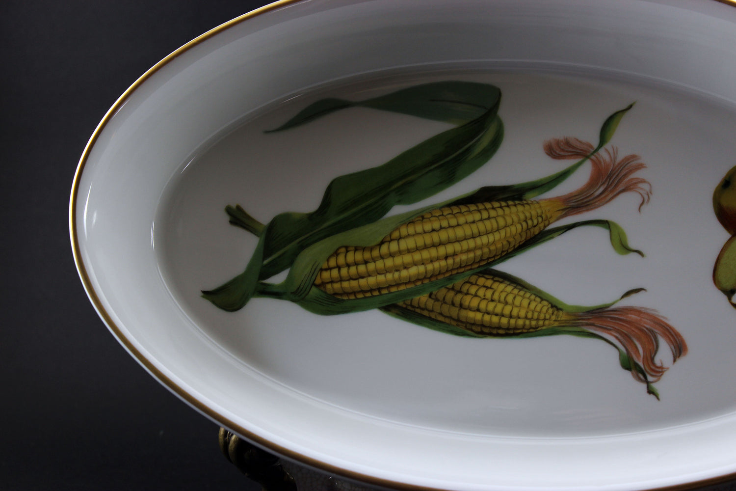 Evesham Gold, Royal Worcester, Oval Casserole Dish