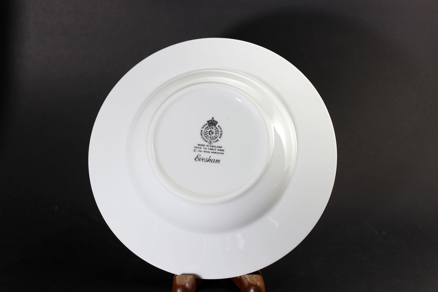 Evesham Gold, Royal Worcester, Rimmed Soup Bowls