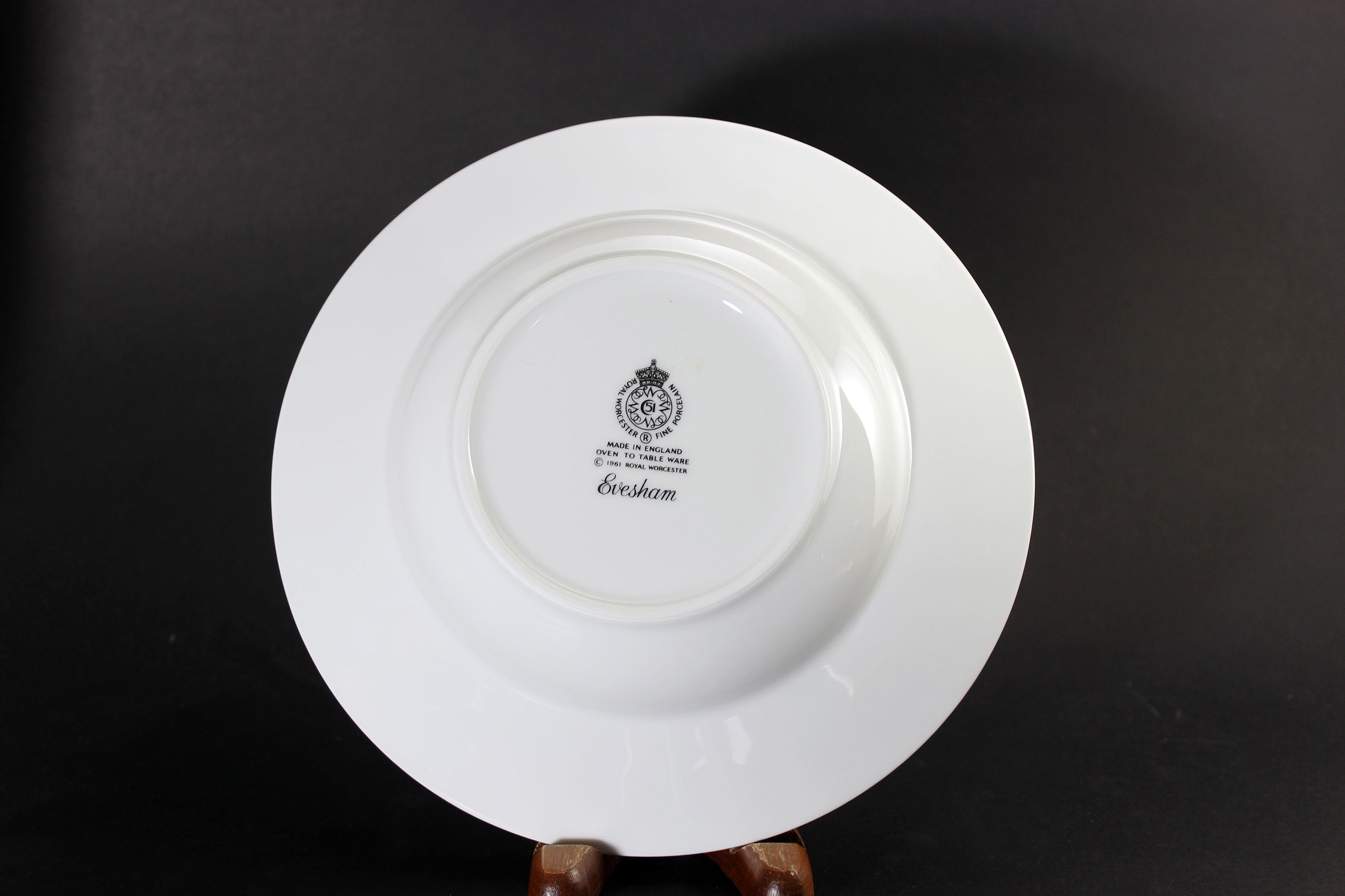 Evesham Gold, Royal Worcester, Rimmed Soup Bowls