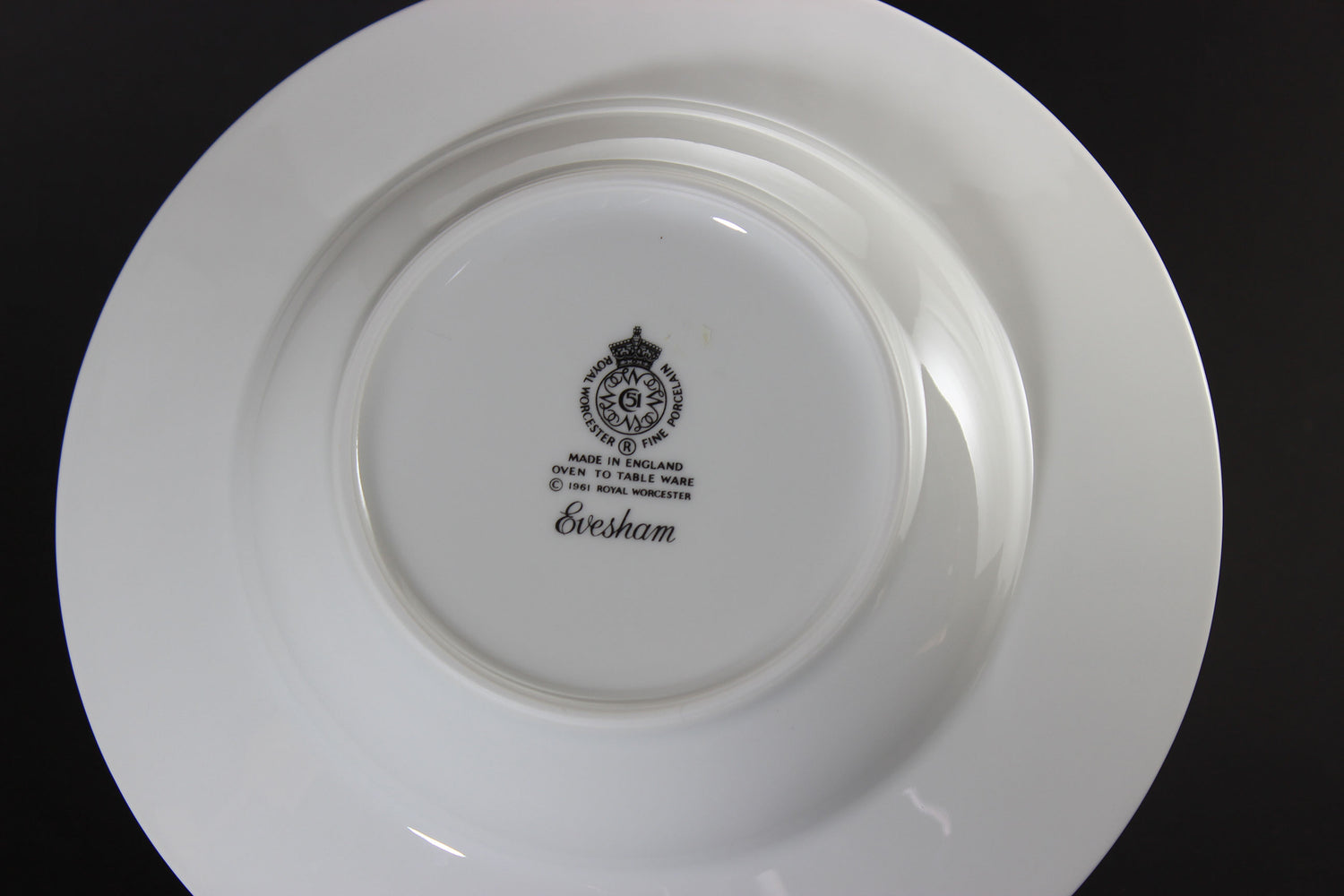 Evesham Gold, Royal Worcester, Rimmed Soup Bowls