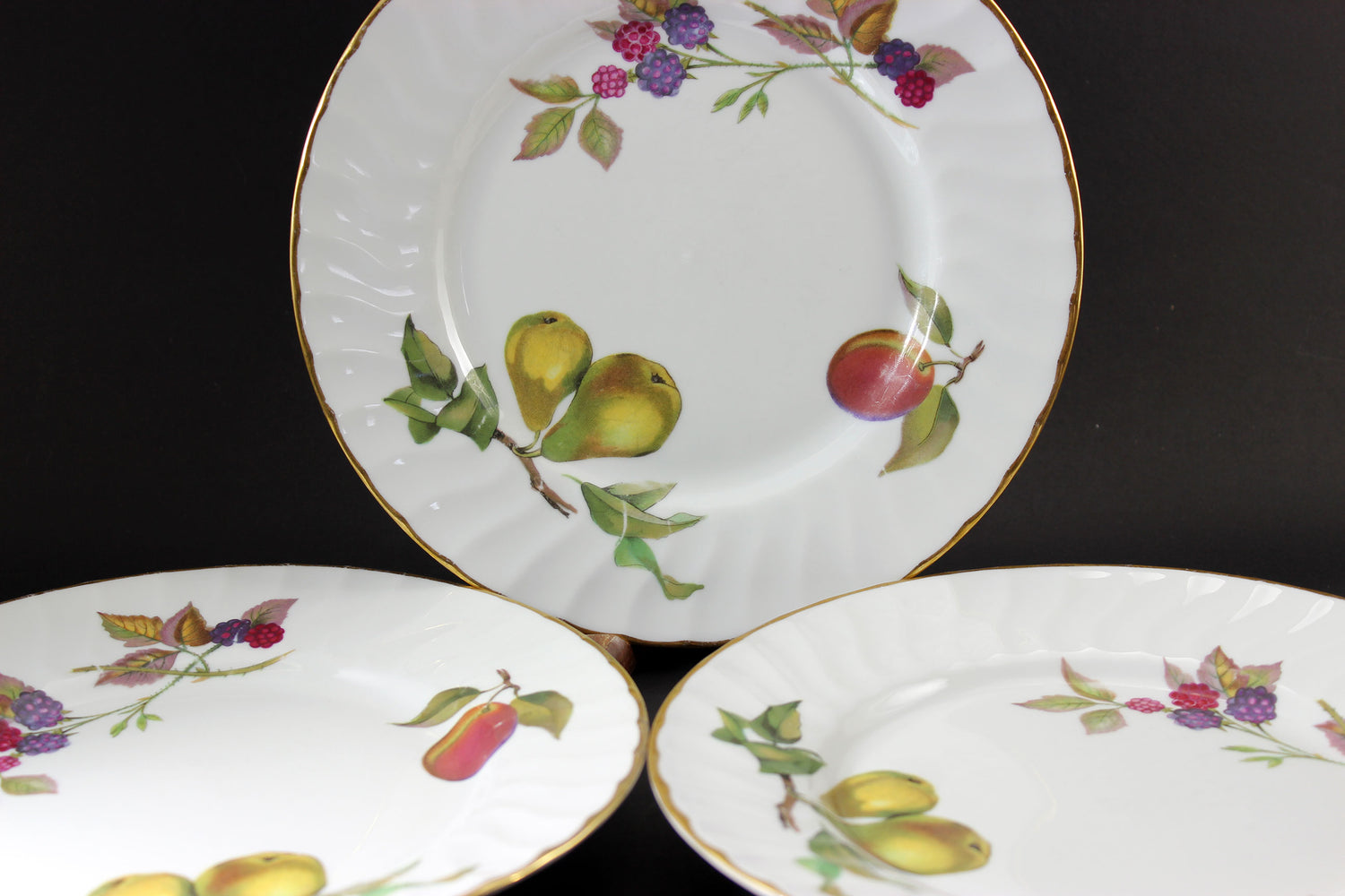 Evesham Gold, Royal Worcester, Salad Plates