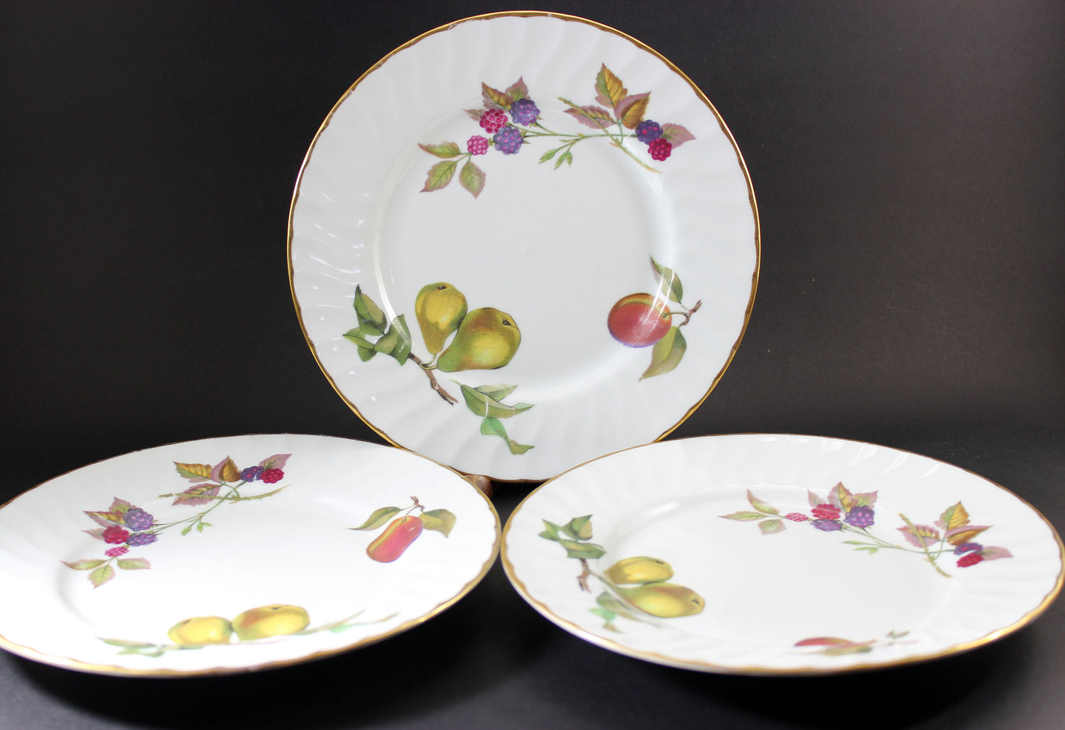 Evesham Gold, Royal Worcester, Salad Plates