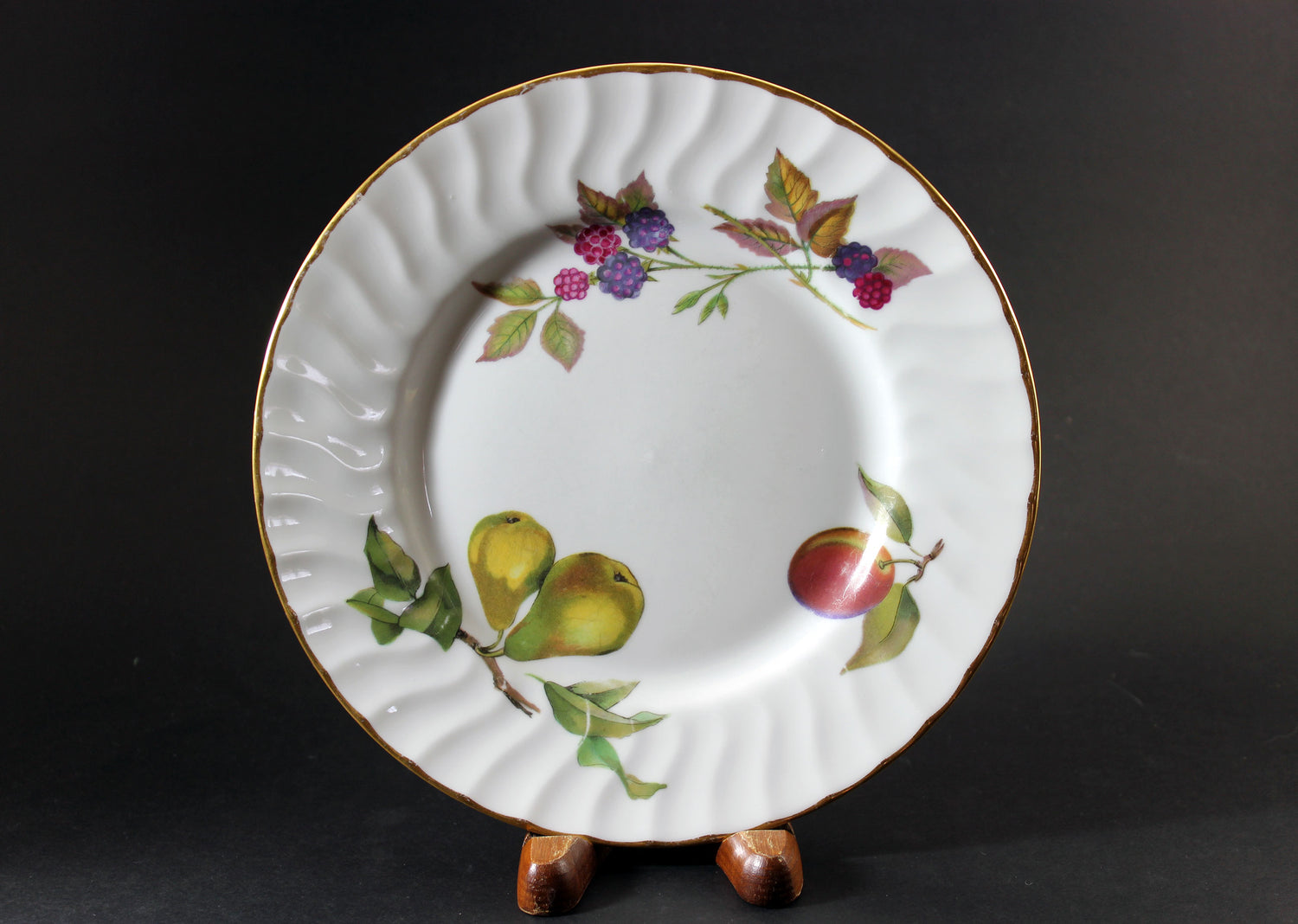 Evesham Gold, Royal Worcester, Salad Plates