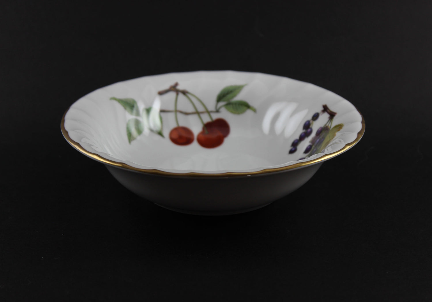 Evesham Gold, Royal Worcester, Soup/Cereal Coupe Bowls