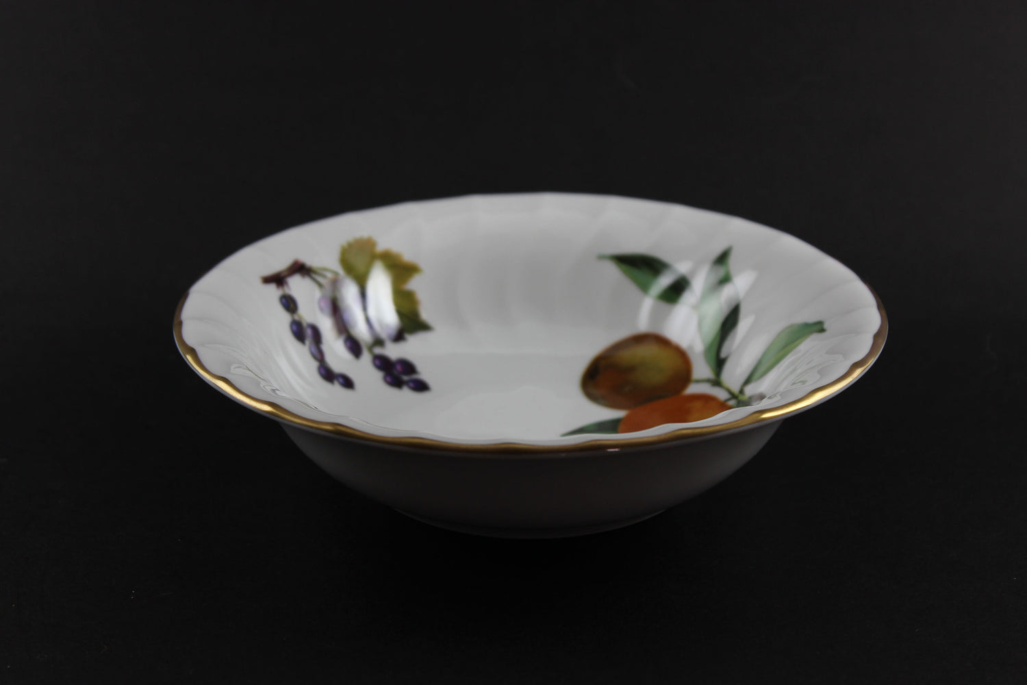 Evesham Gold, Royal Worcester, Soup/Cereal Coupe Bowls