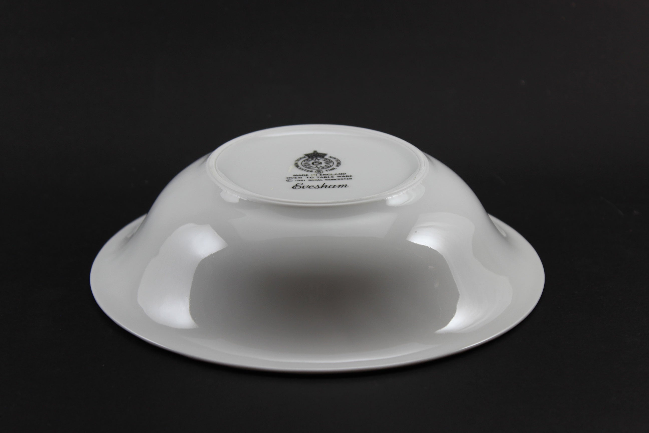 Evesham Gold, Royal Worcester, Soup/Cereal Coupe Bowls