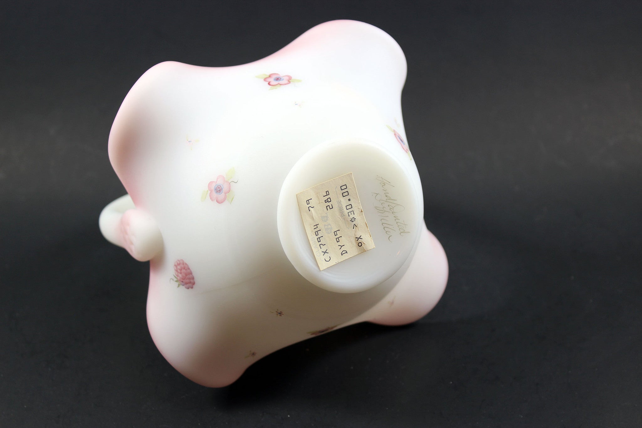 Fenton Berries and Blossoms Basket