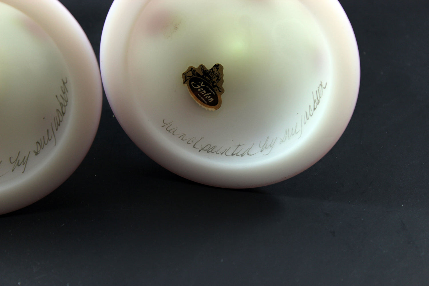 Fenton Blossoms and Berries Candlesticks (2)
