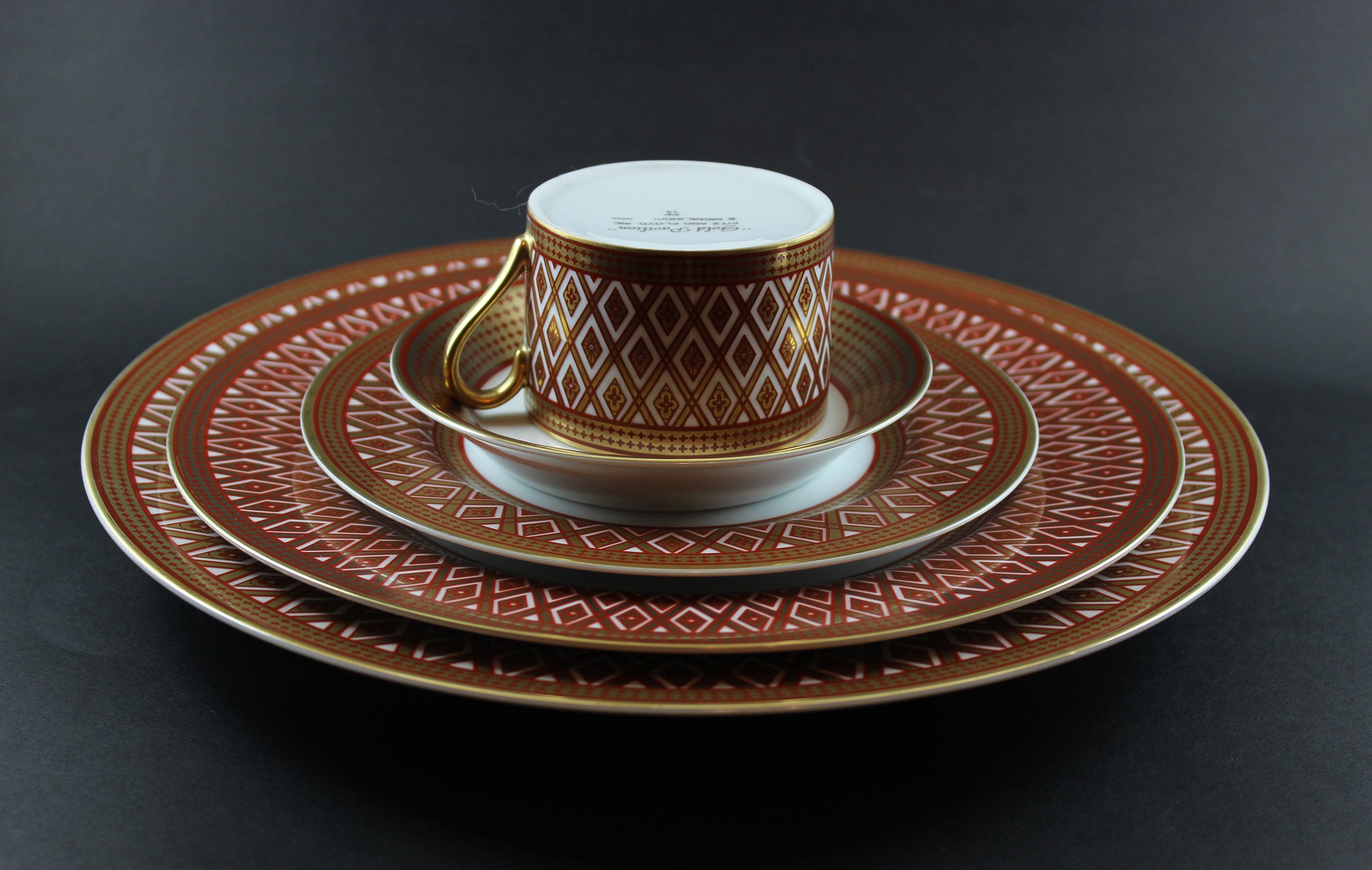 Copy of Fitz and Floyd, Gold Pavillion, Dinner Plates
