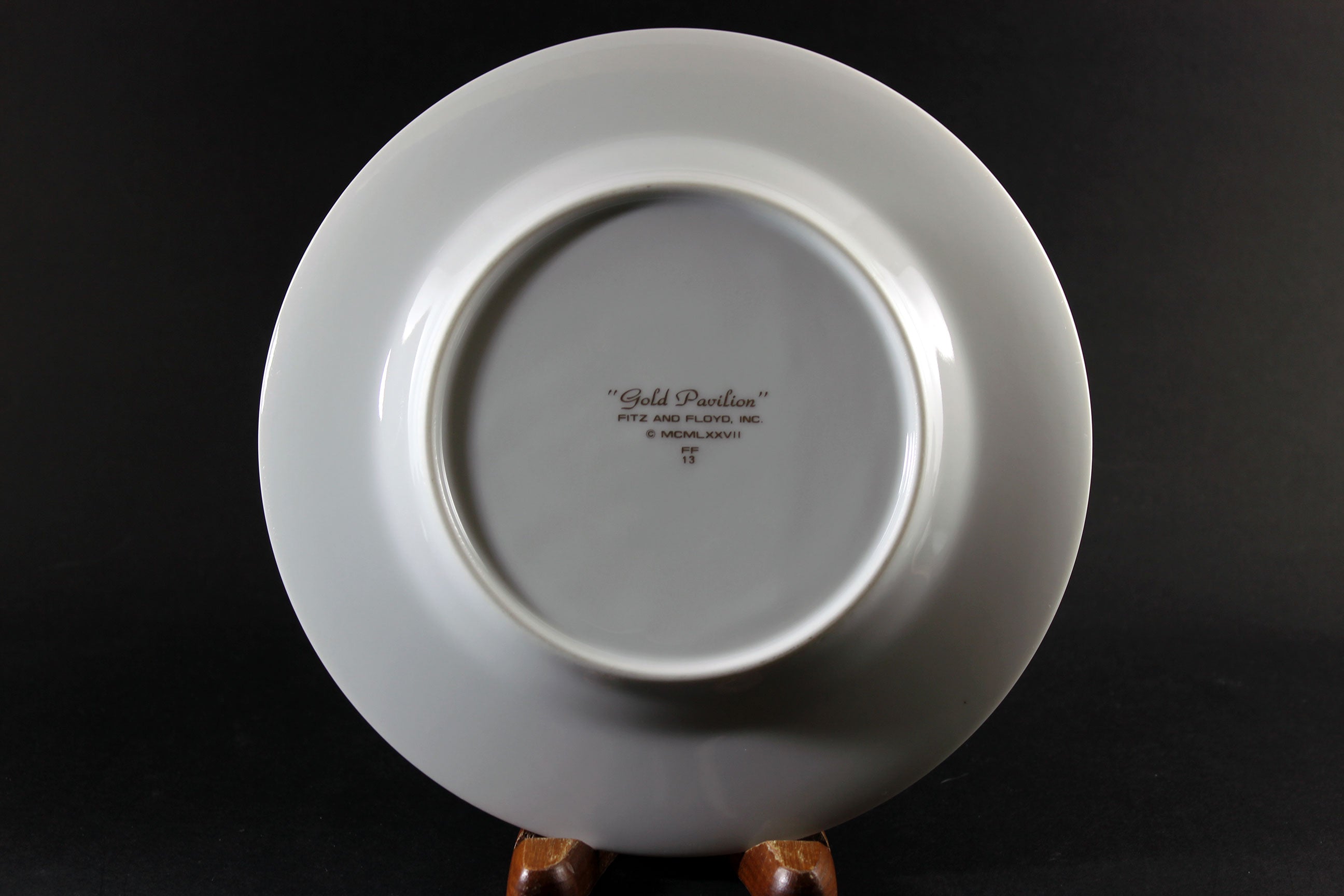 Fitz and Floyd, Gold Pavillion, Salad Plates