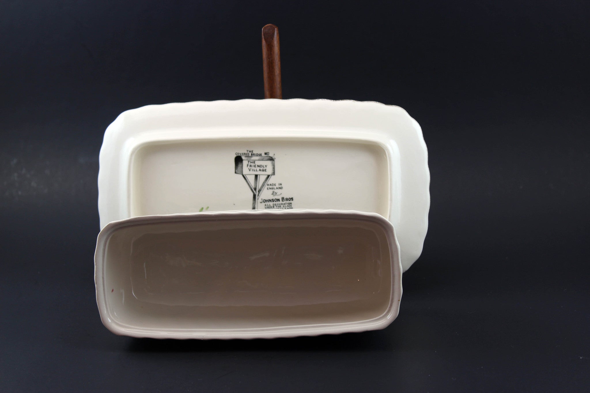 Johnson Brothers The Friendly Village Covered Butter Dish